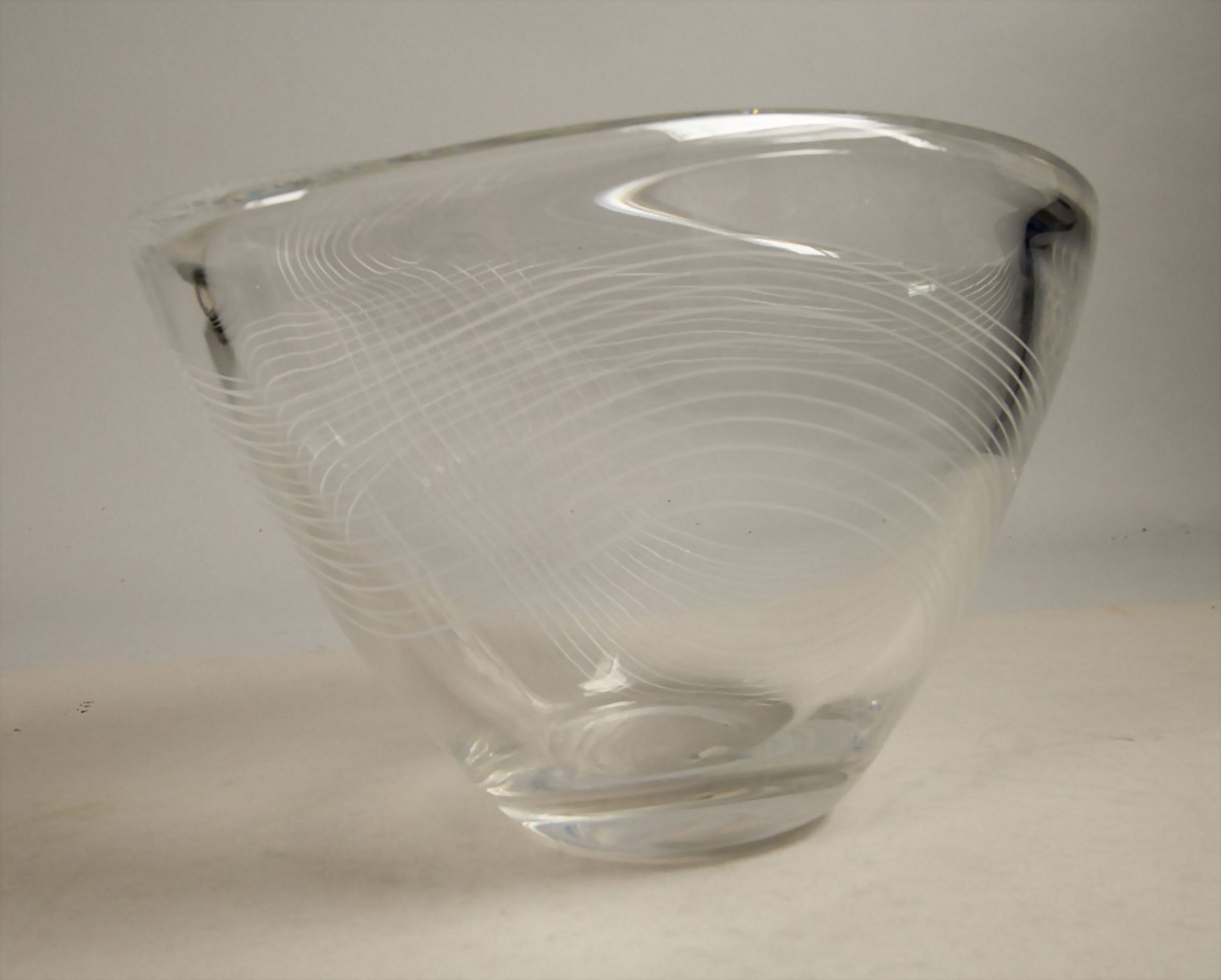 Glaszierschale / A decorative glass bowl, Edvard Halt, Kosta, Schweden, 50er Jahre - Image 2 of 6