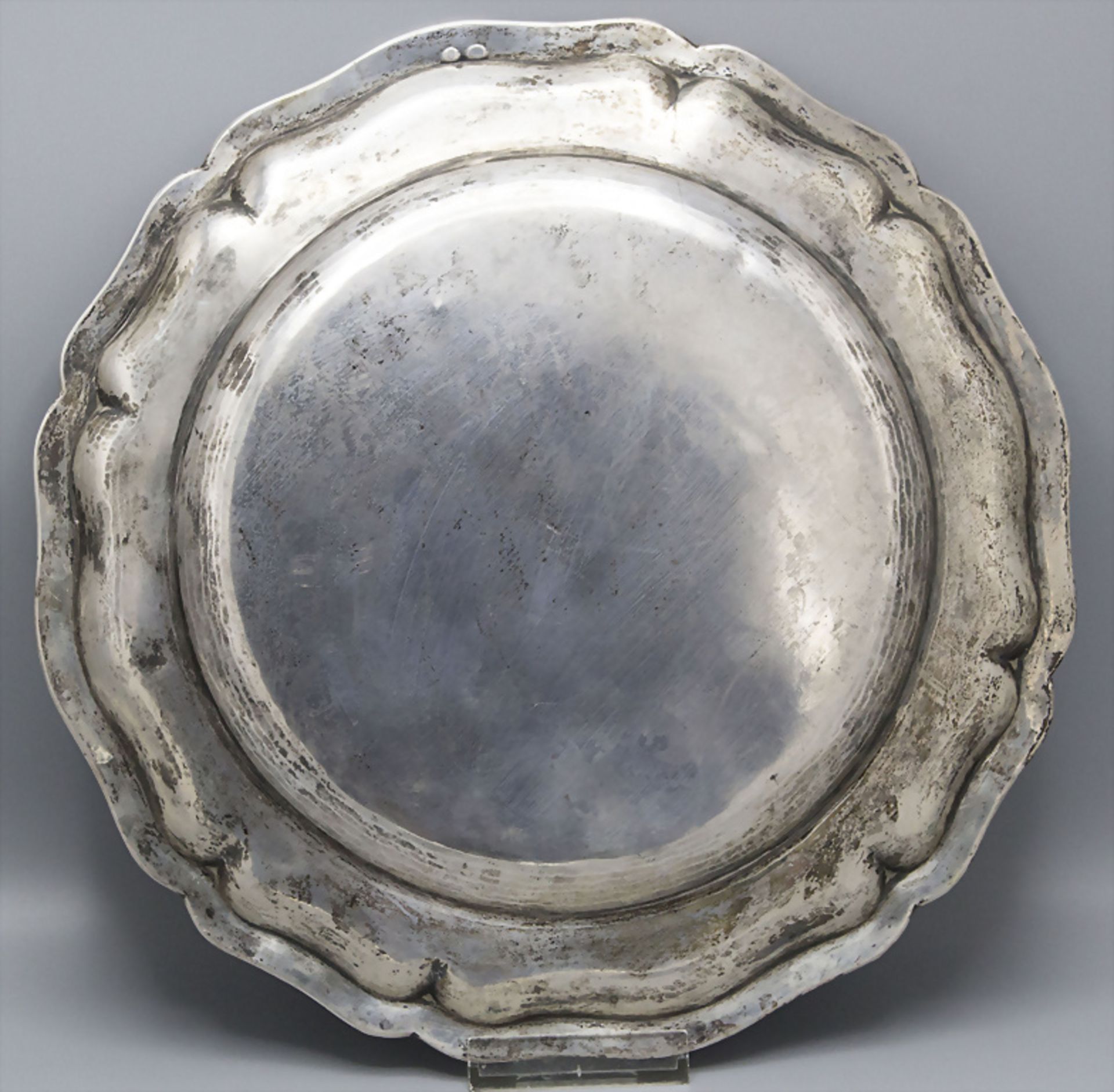 Silberteller / A silver plate, Wien, um 1900 - Image 2 of 3