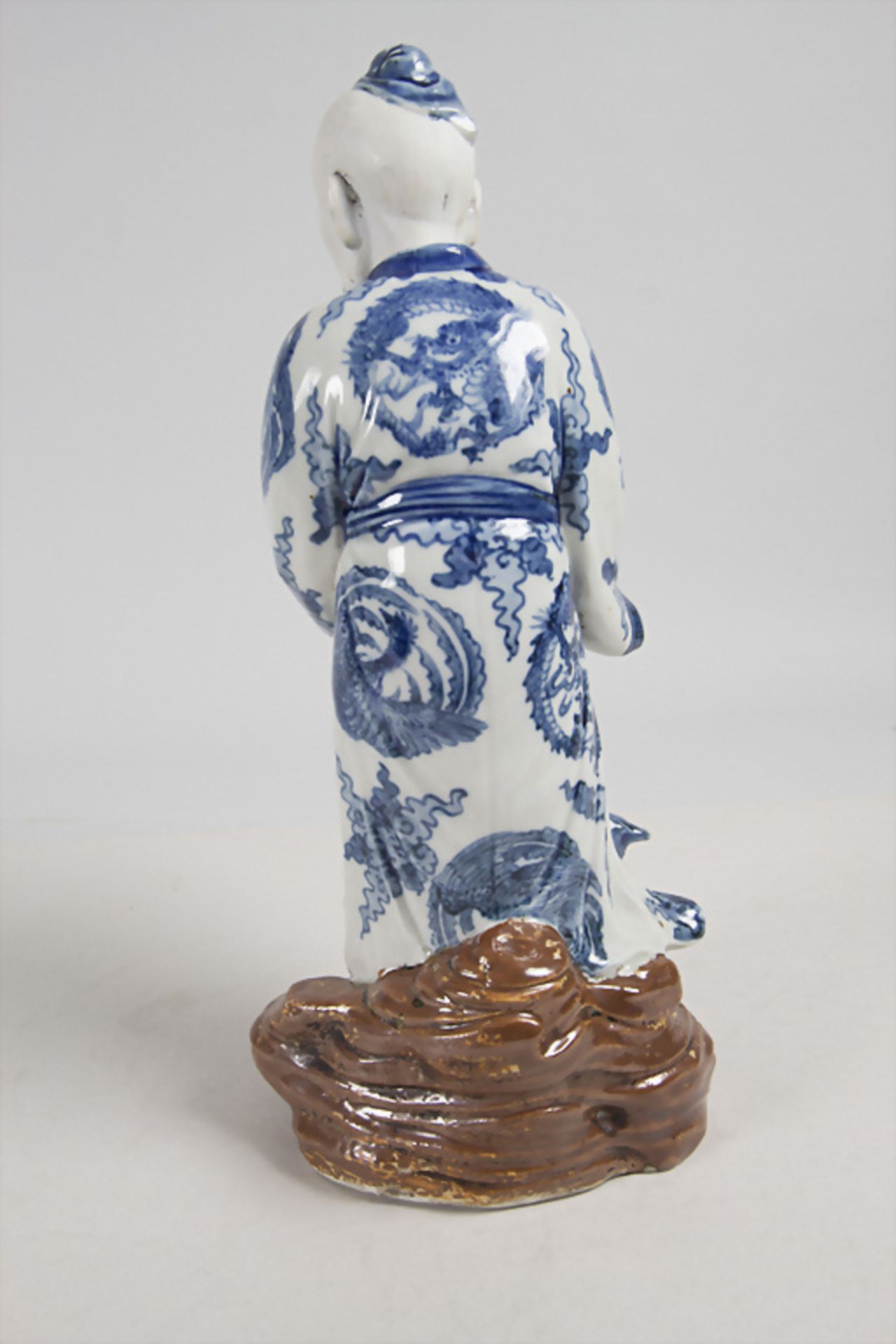 Konfuzius / A figure of Confuzius, China, Qing Dynastie (1644-1911), wohl K'ang Hsi- Periode ... - Image 3 of 8