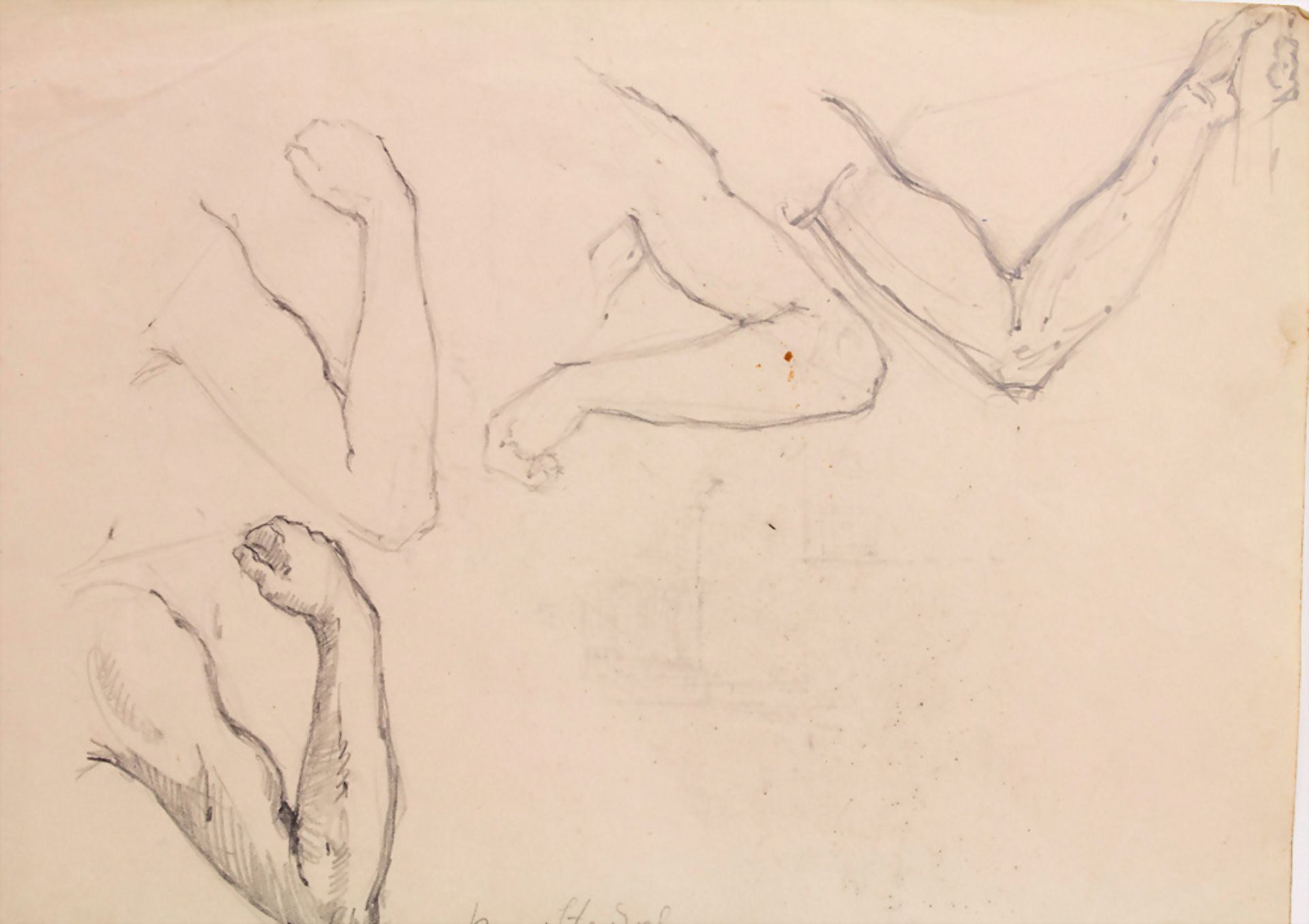 Hans Stadelmann (1876-1950), 'Konvolut Aktstudien' / 'A set of nude studies' - Image 4 of 6