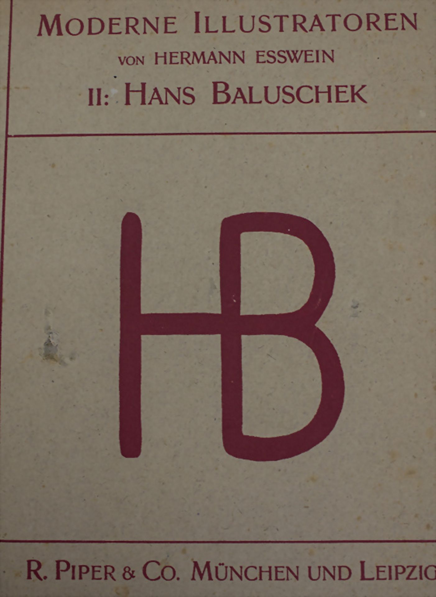 Hermann Esswein: Moderne Illustratoren, 8 Bände, München, o.J. (1904-1906) - Bild 4 aus 12