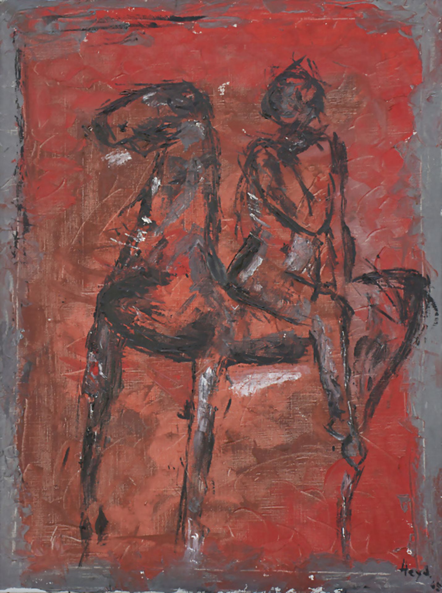 Eberhard Heyd, 'Roter Reiter' / 'Red rider', 1965 - Image 2 of 7