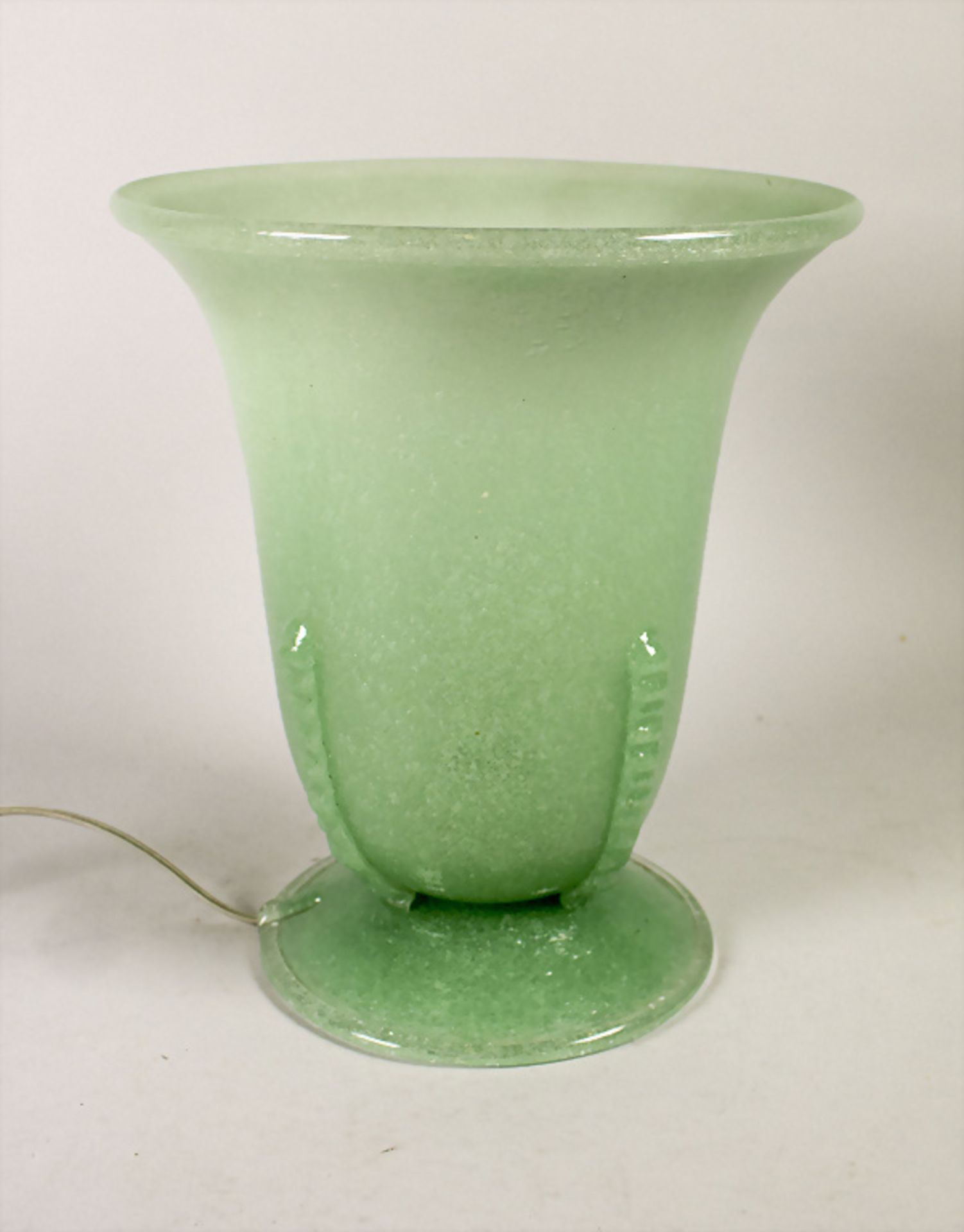 Tischlampe vetro pulegoso / A table lamp, wohl Venini, Murano
