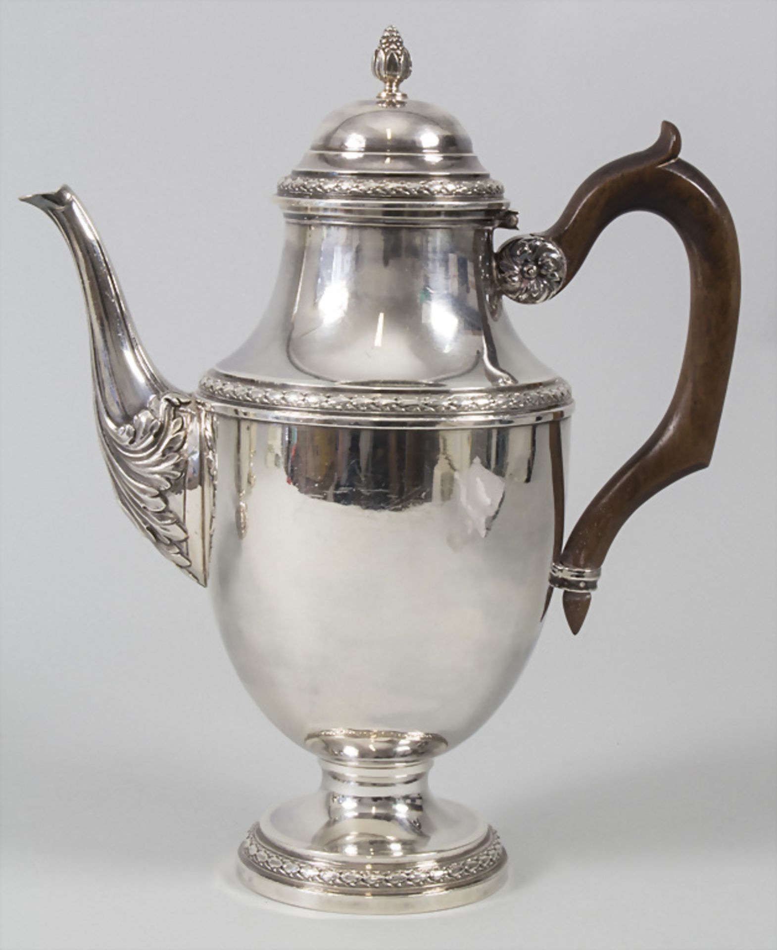 Tee- und Kaffeekern / An Art Déco silver tea and coffee set, Longnet & Bardiès, Paris, 1887-1927 - Image 10 of 29
