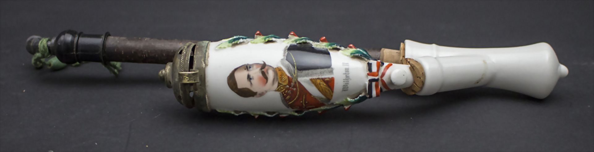 Reservistenpfeife 'Wilhelm II' / 'A reservist pipe, William II'