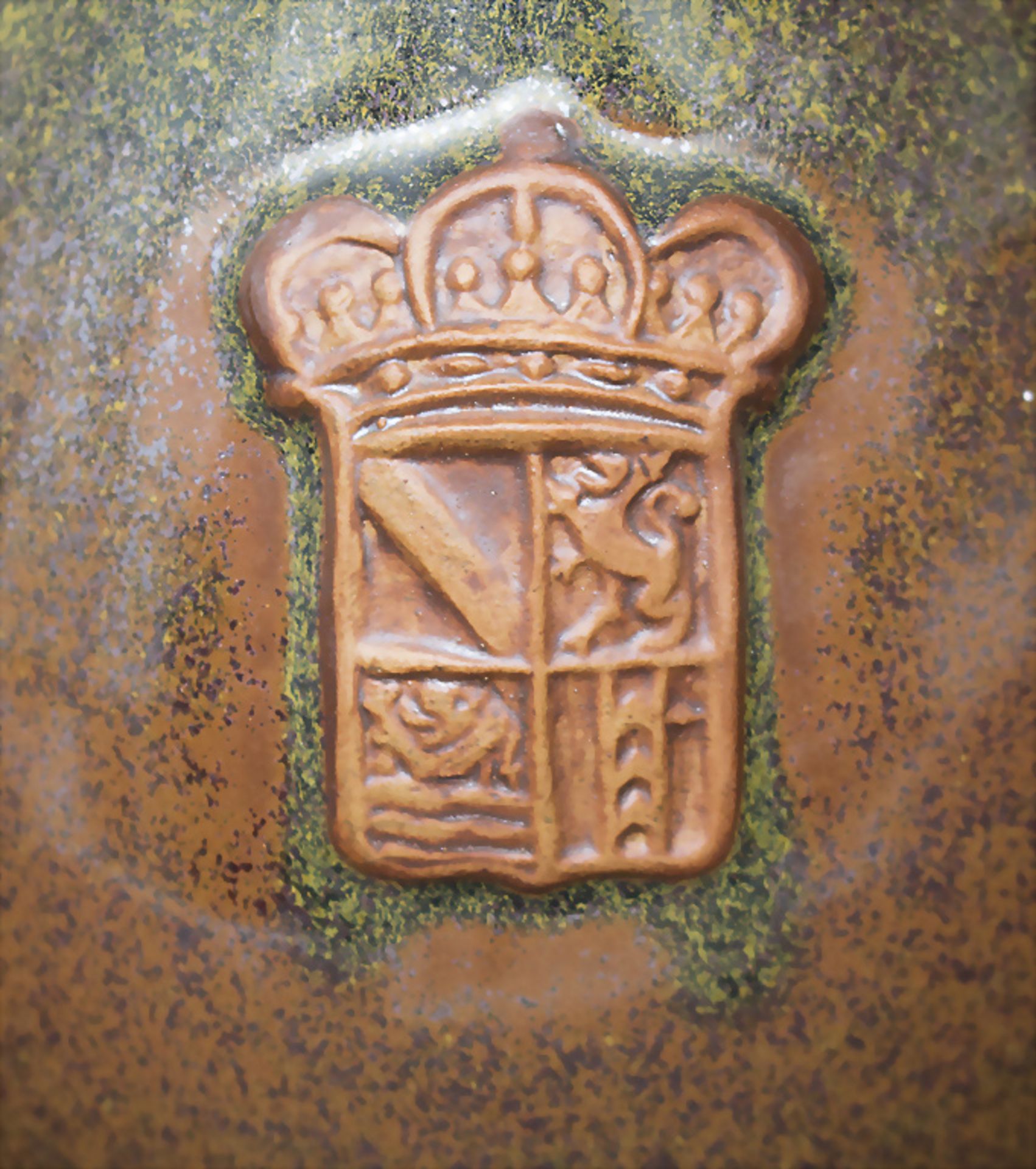 Keramik-Krug mit Wappendekor / A ceramic jug with coat of arms, Horst Kerstan, Kandern - Image 2 of 4