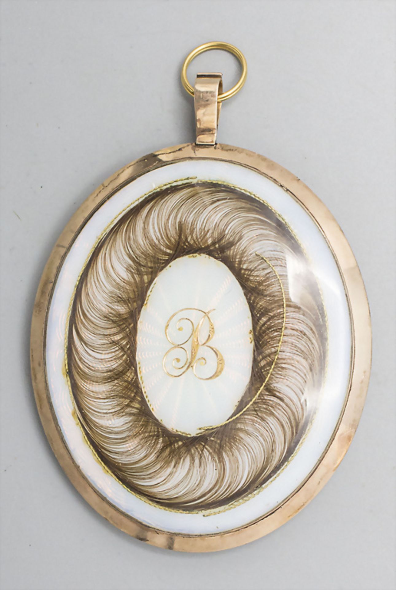 Memorabilia Medaillon / A memorabilia medallion, England, um 1830 - Bild 2 aus 3
