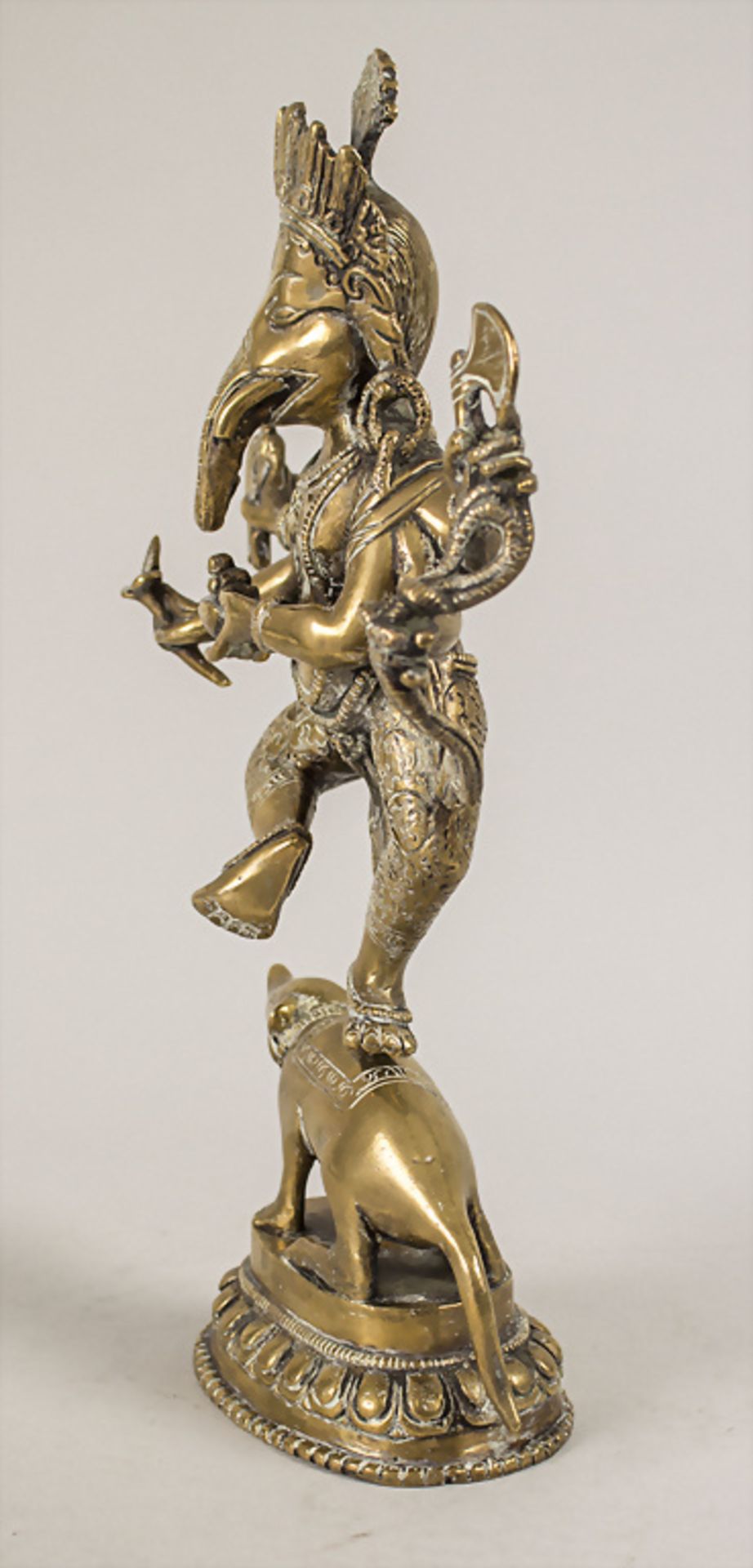 Ganesha auf Ratte, Indien, 18./19. Jh. - Image 4 of 6