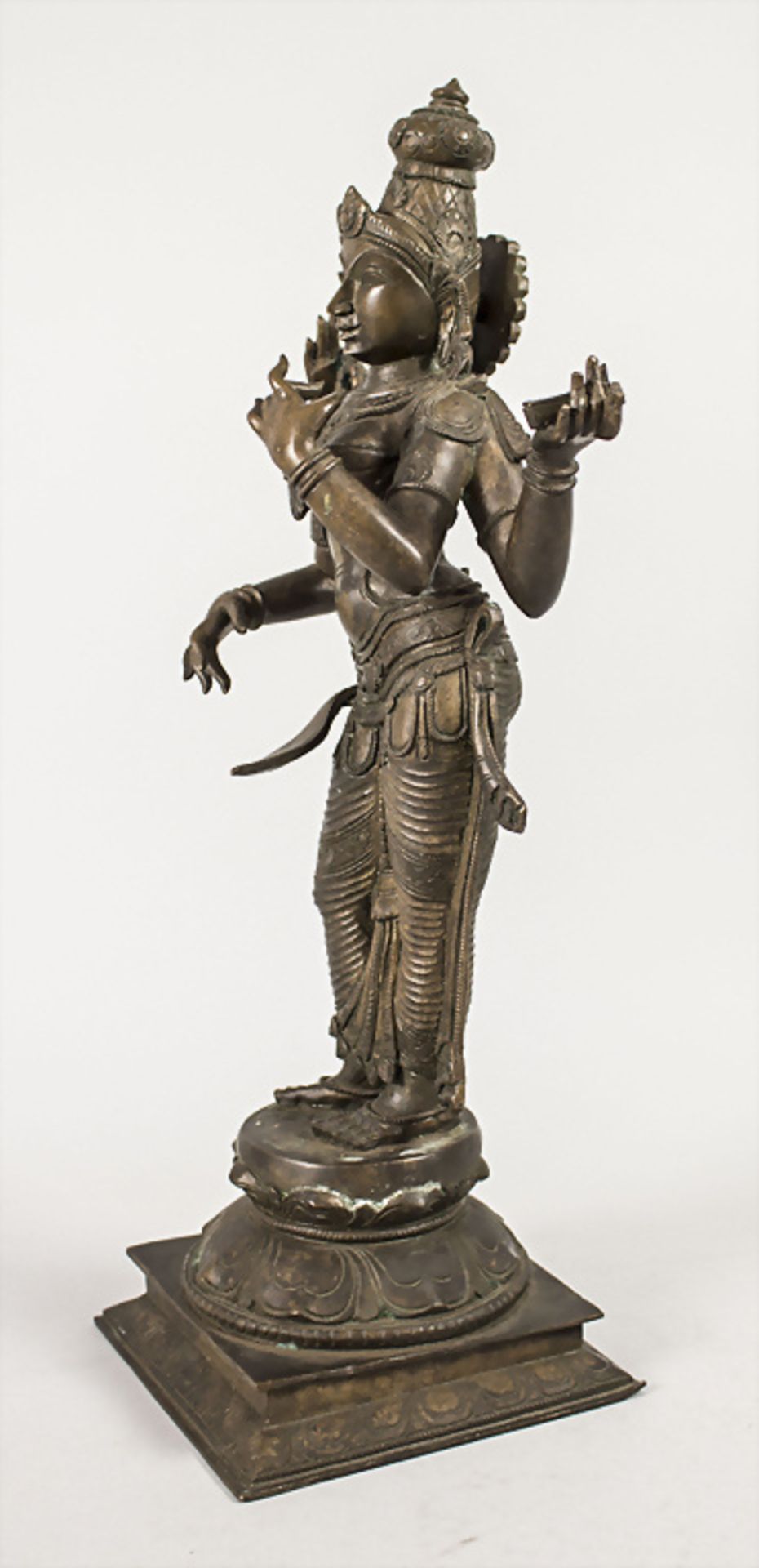 Vierarmige-Avalokiteshvara, Ostindien, 18./19. Jh. - Image 4 of 5