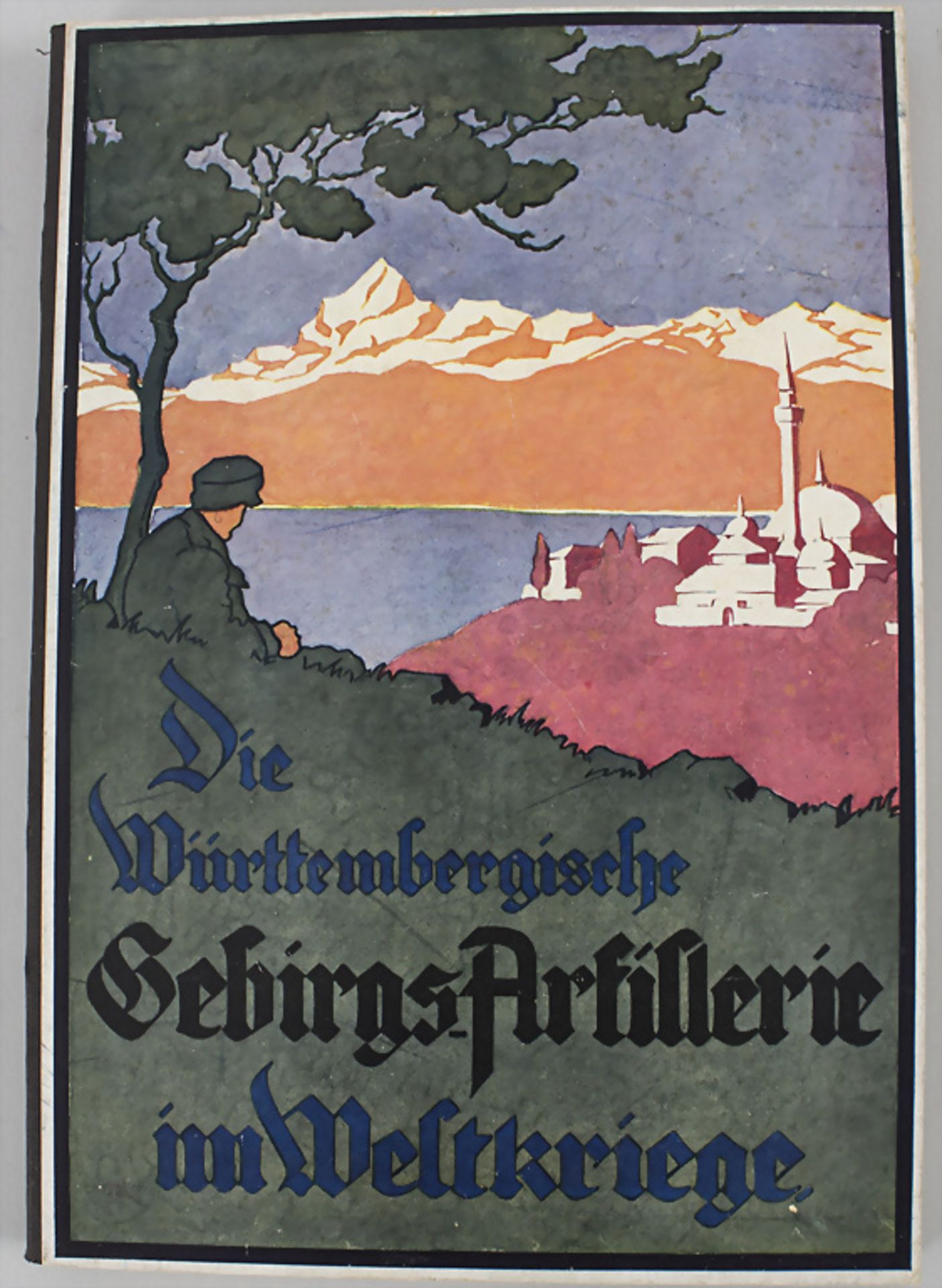 Konvolut aus 7 Bänden, Hugo Flaischlen: 'Die württembergischen Regimenter im Weltkrieg ... - Image 6 of 6