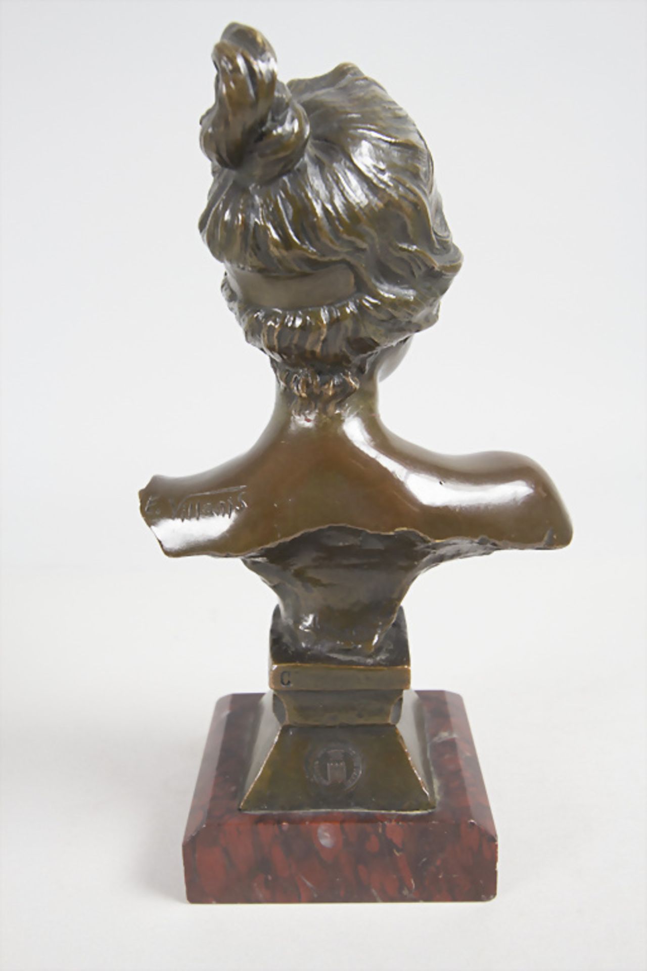 Émanuel Villanis (1858-1914), Jugendstil Büste 'Tanagra' / An Art Nouveau bust, um 1900 - Image 8 of 10