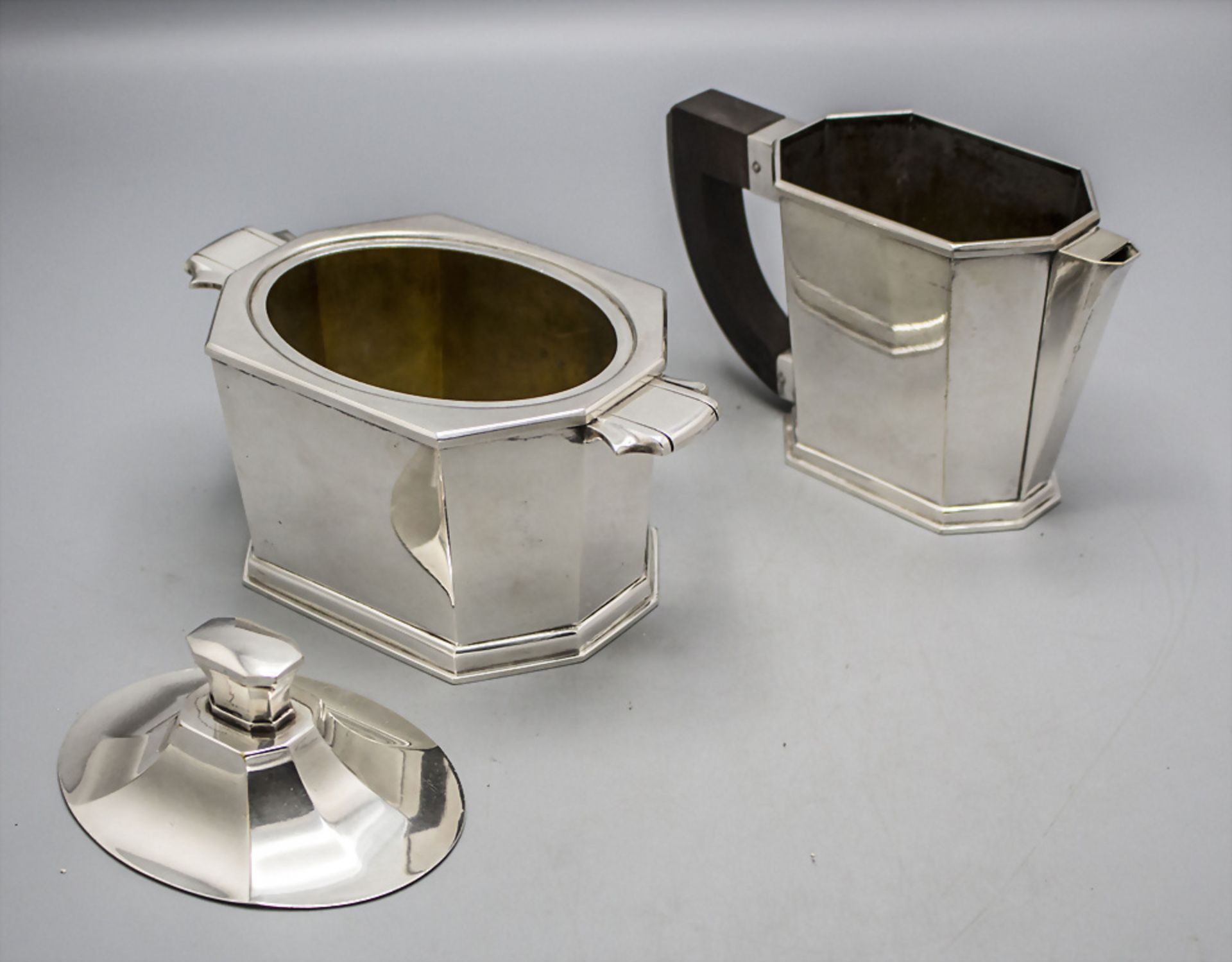 Art Déco Kaffee- und Teekernstück / An Art Deco coffee and tea set, wohl Frankreich, um 1925 - Image 7 of 9