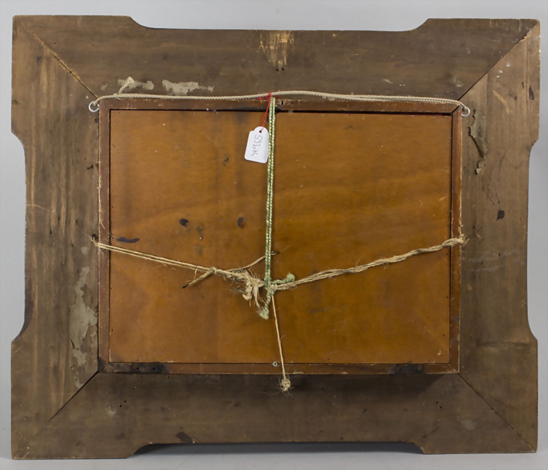 Maritimer Hausaltar mit Dreimastselger / A maritime house altar with a three-masted sailor, 19. Jh. - Image 4 of 4