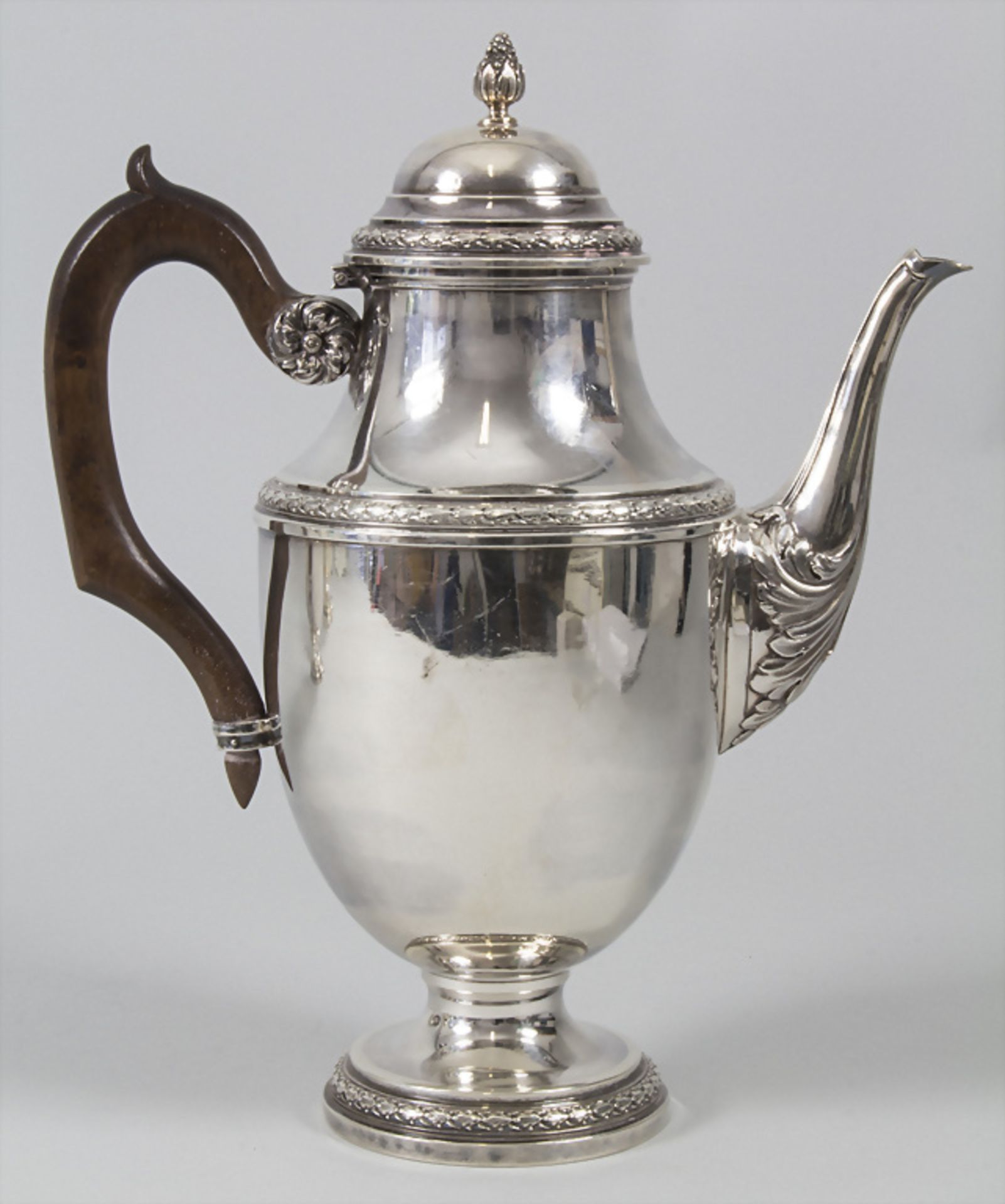 Tee- und Kaffeekern / An Art Déco silver tea and coffee set, Longnet & Bardiès, Paris, 1887-1927 - Image 12 of 29