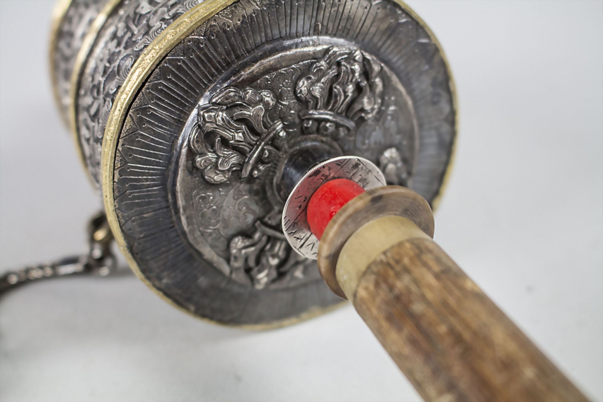 Seltene Prunk-Gebetsmühle / A rare magnificent prayer wheel, Tibet, 18. Jh. - Image 5 of 6