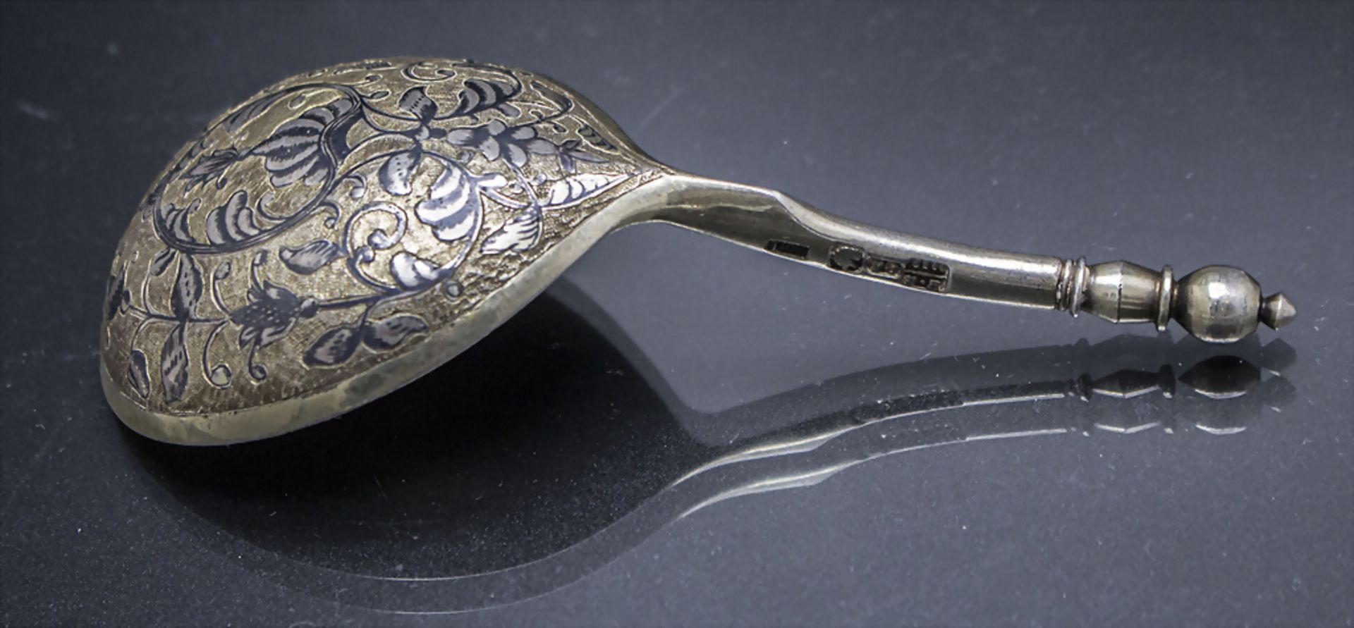 Kowsch / A silver Vodka spoon / kovsh, Moskau/Moscow, 1832 - Image 2 of 4