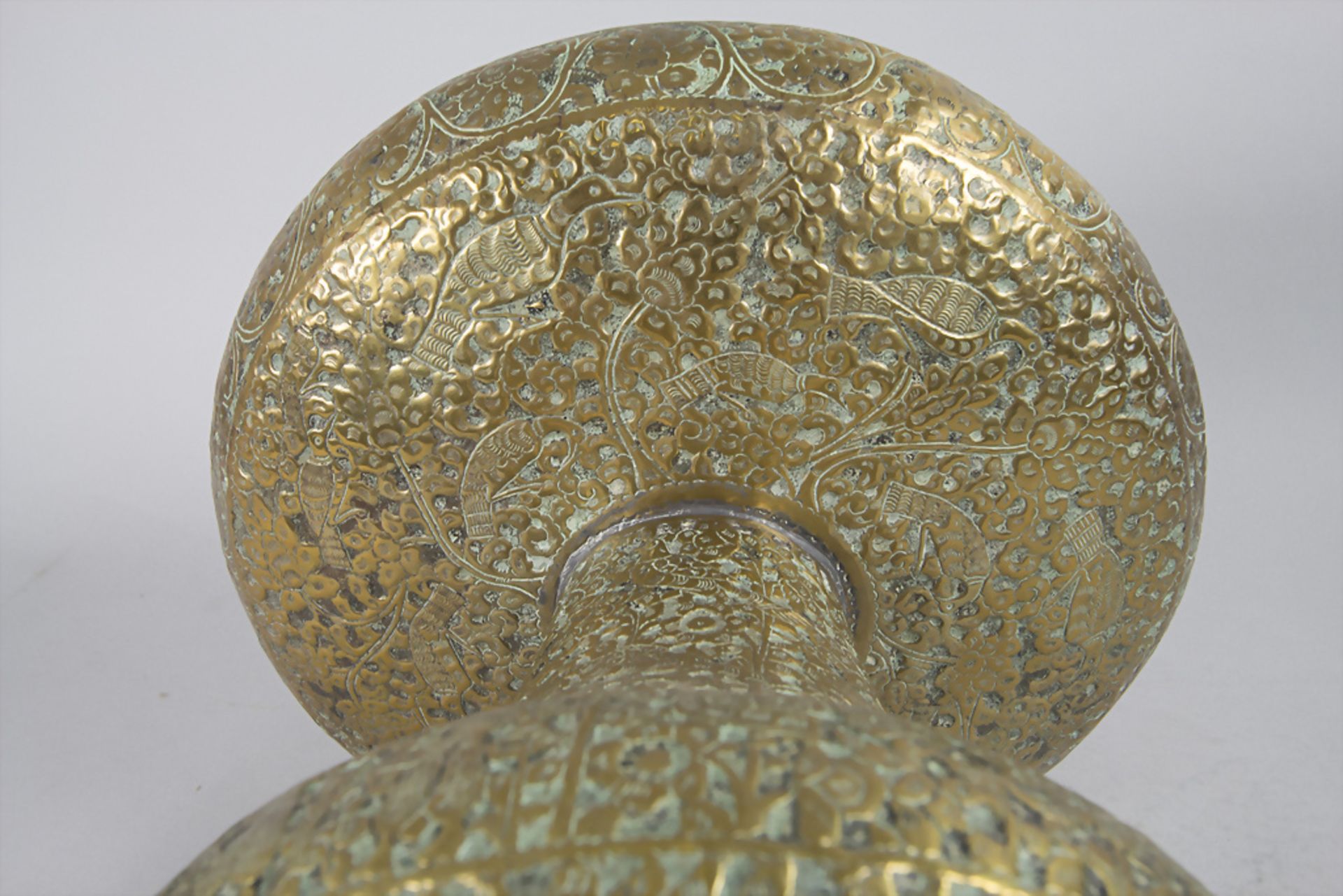 Orientalische Fußschale / An Oriental footed bowl, wohl Persien, um 1920 - Image 4 of 6