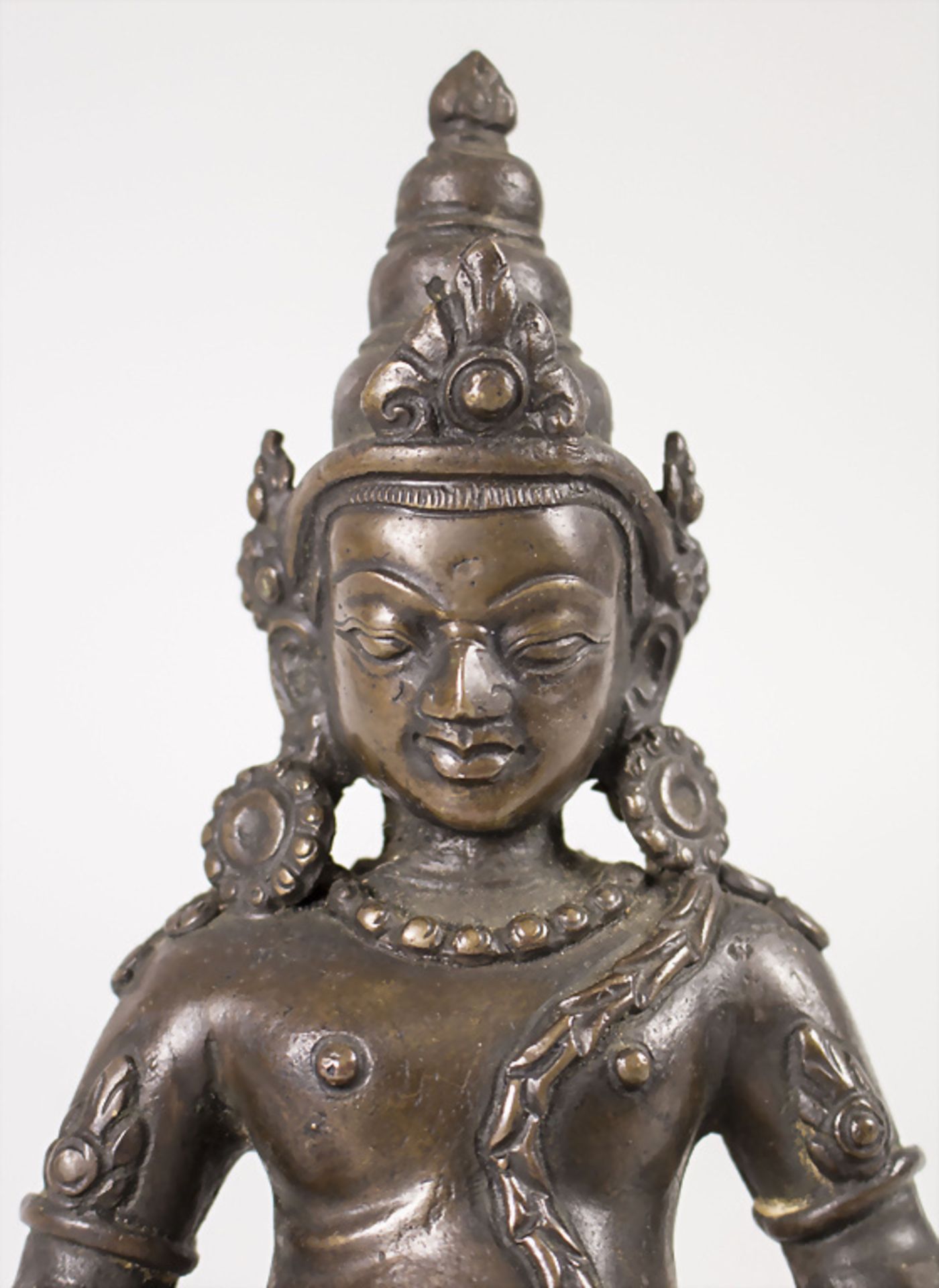 Buddha 'Mahasiddha Virupa ? mit Mungo' Tibet, 15./16. Jh. - Bild 9 aus 9