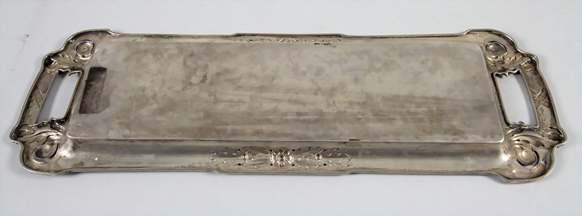 Tablett / A silver tray, Wien, um 1890 - Image 2 of 5