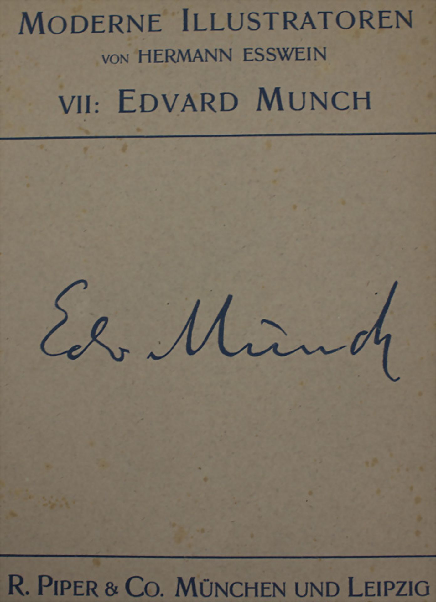 Hermann Esswein: Moderne Illustratoren, 8 Bände, München, o.J. (1904-1906) - Bild 9 aus 12