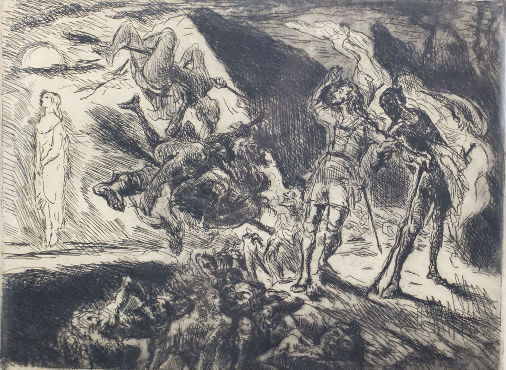Max SLEVOGT (1868-1932), 'In der Walpurgisnacht' / 'Walpurgis Night'