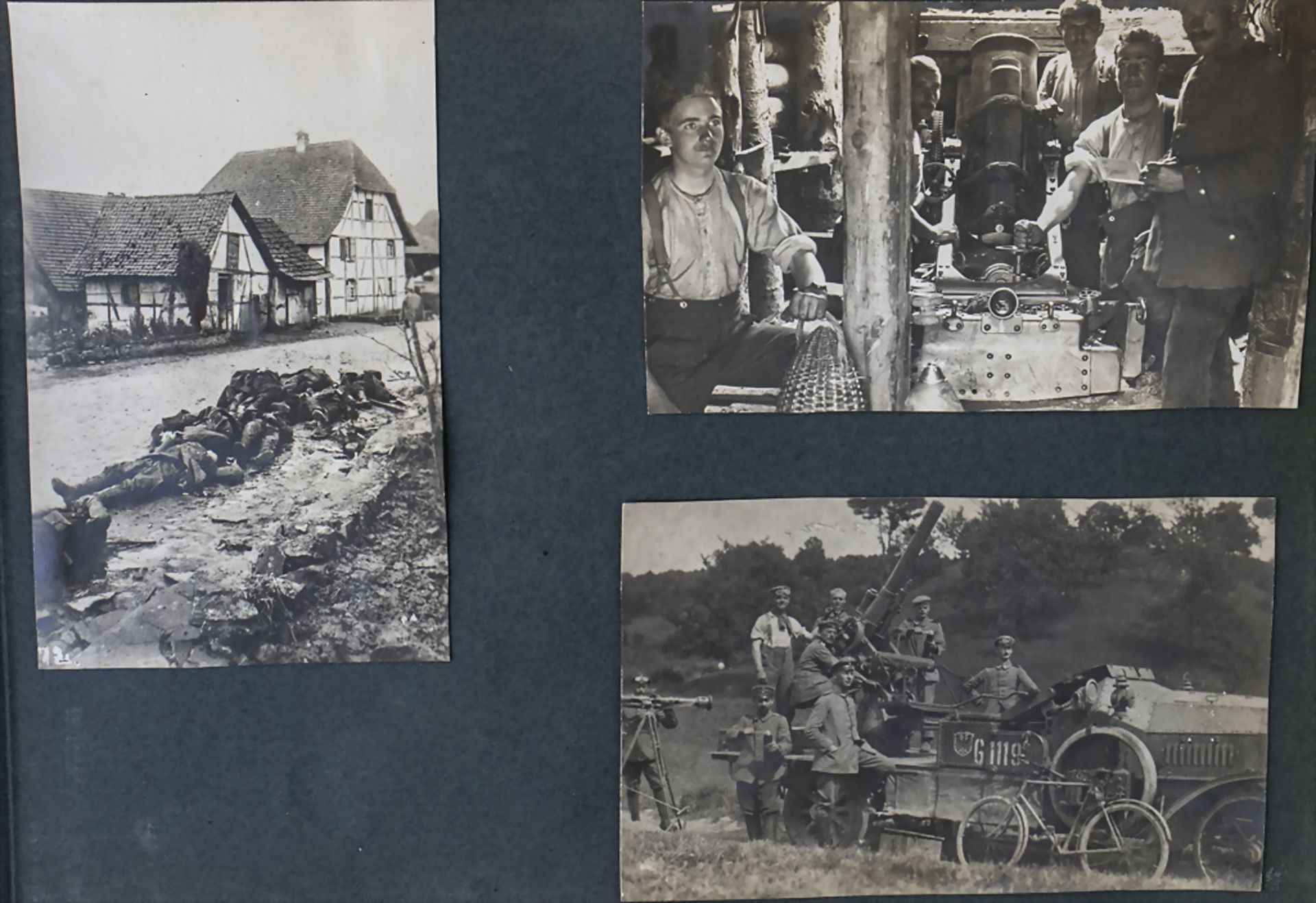 Fotoalbum deutsche Militärfotographien 1. Weltkrieg / An album with German military ... - Image 3 of 5