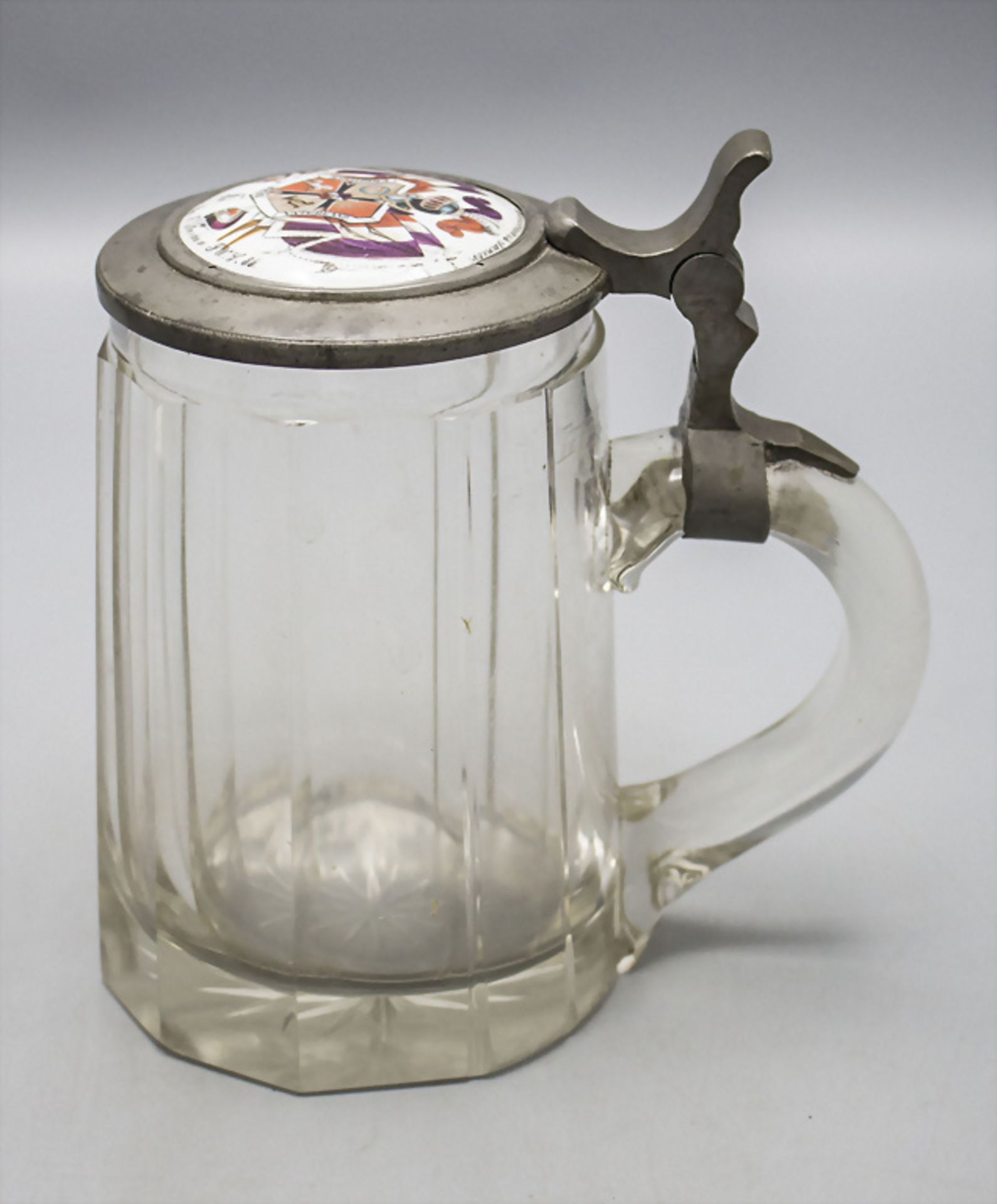 Studentika Bierkrug Burschenschaft 'Frankonia' / A studentika beer mug, um 1888 - Image 3 of 4