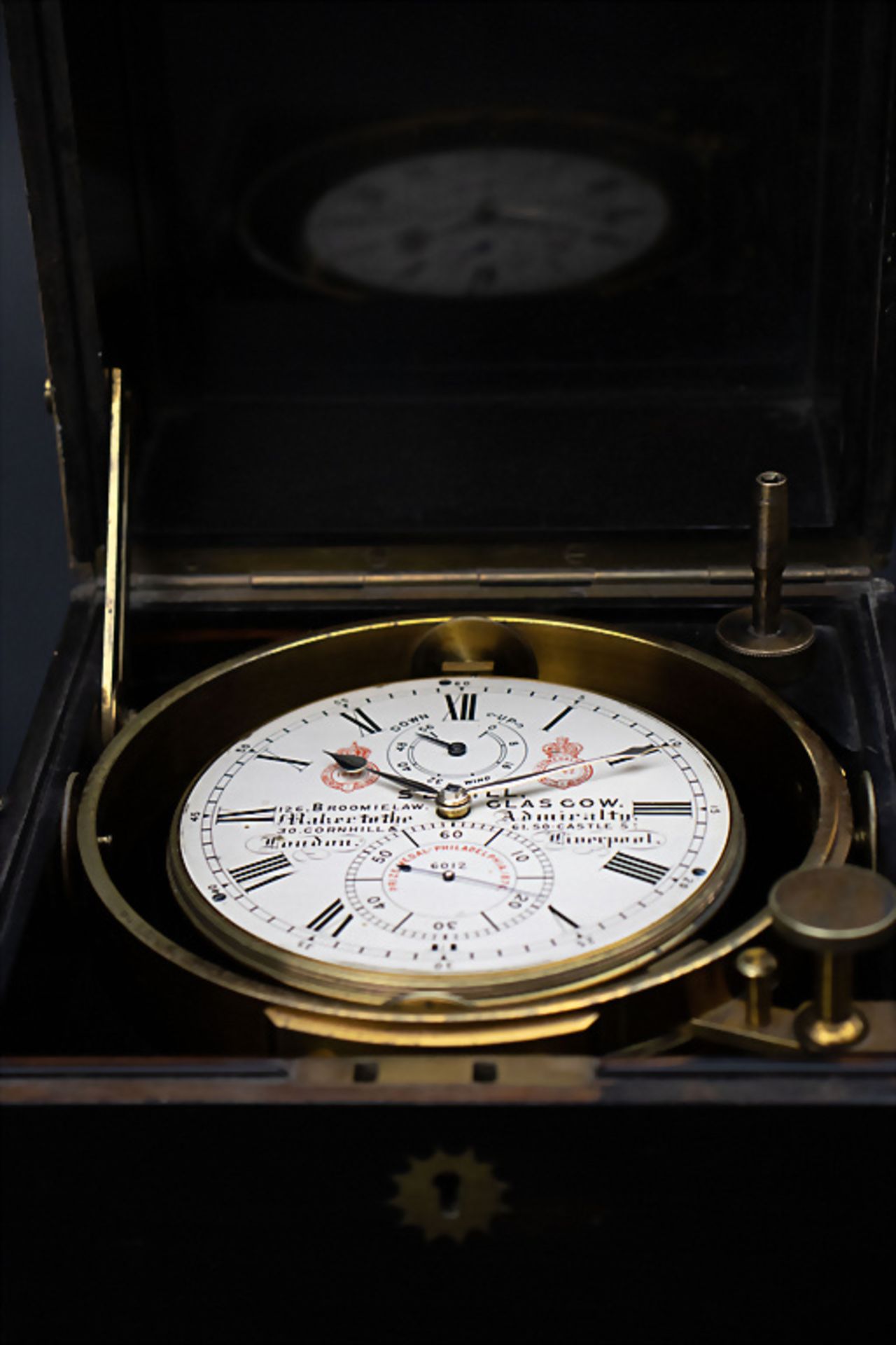 Marine-Chronometer / Schiffschronometer / A board chronometer, Joseph Sewill, Glasgow, 19. Jh. - Image 2 of 8