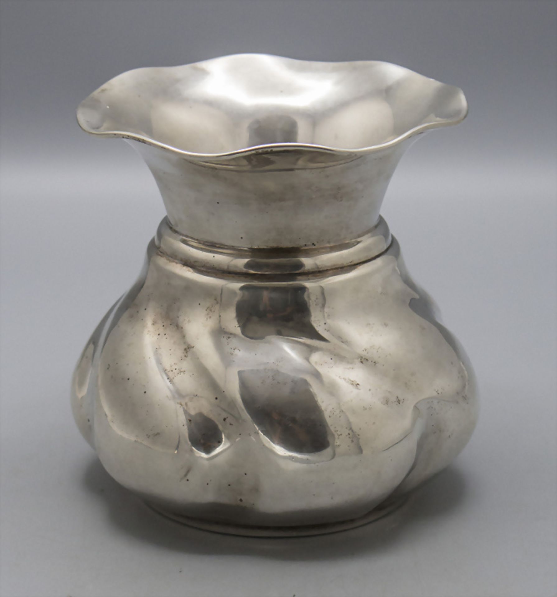 Vase / A silver vase, Hermann Bauer, Schwäbisch Gmünd, nach 1863