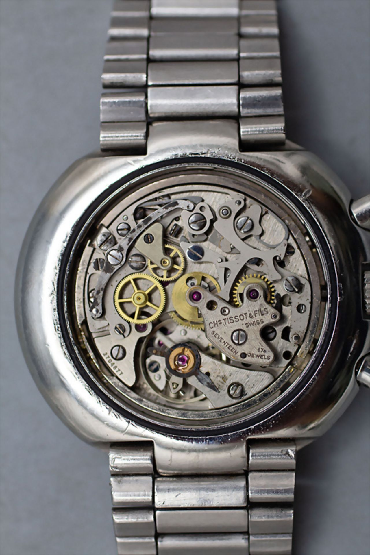 Chronograph, Tissot, Schweiz/Swiss, um 1970 - Bild 2 aus 6
