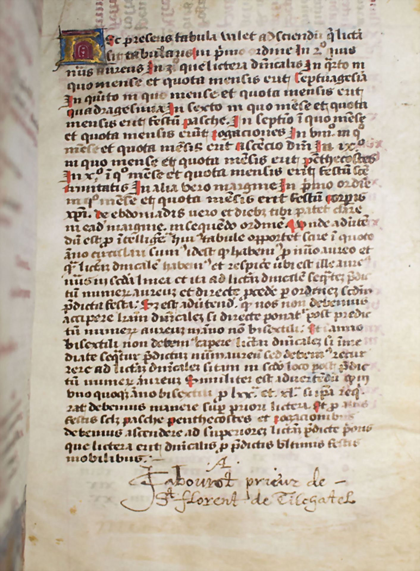 Pracht-Manuskript - Horarium mit Buchmalerei (Stundenbuch) / A Gothic splendid book of hours ... - Image 5 of 25