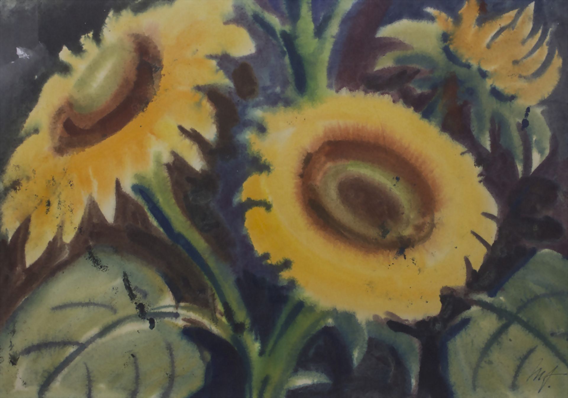 Martin Foeller, Zwei Blumenstücke / Two flower pieces, um 1960 - Bild 5 aus 6