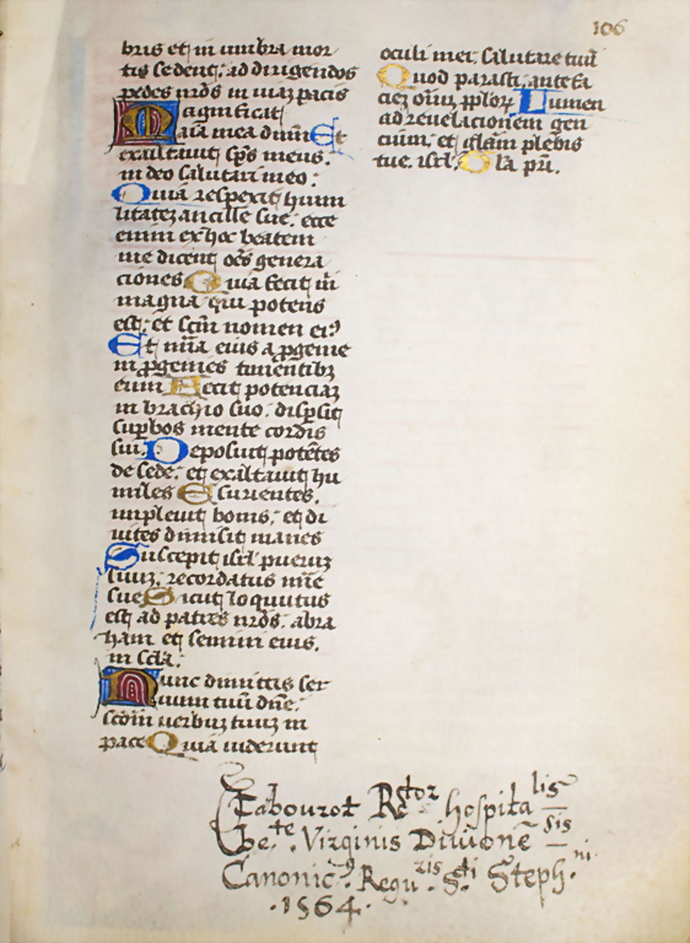 Pracht-Manuskript - Horarium mit Buchmalerei (Stundenbuch) / A Gothic splendid book of hours ... - Image 7 of 25