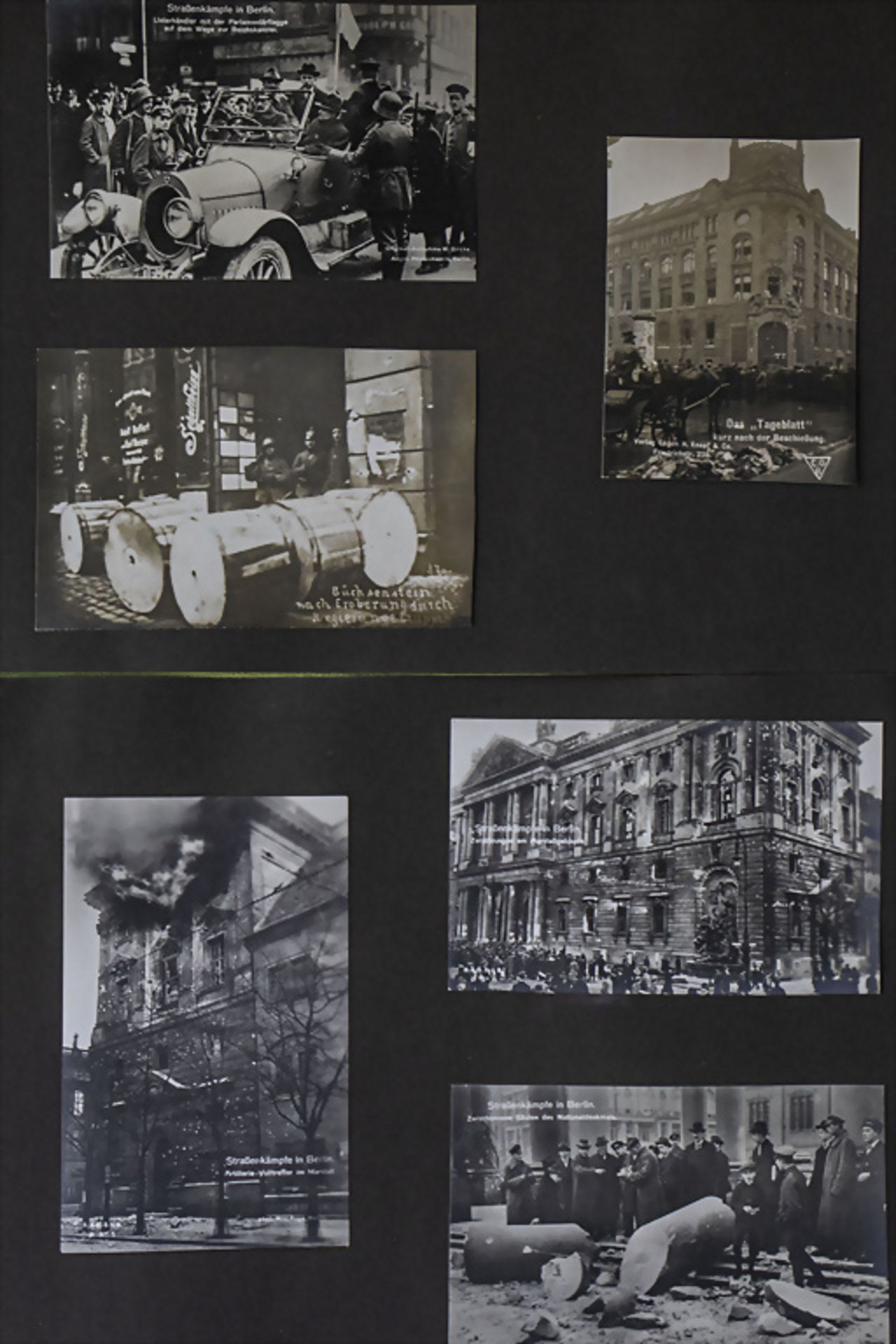 Fotografien der 'Berliner Märzkämpfe 1919' / Photographs of 'Berlin March Battles'