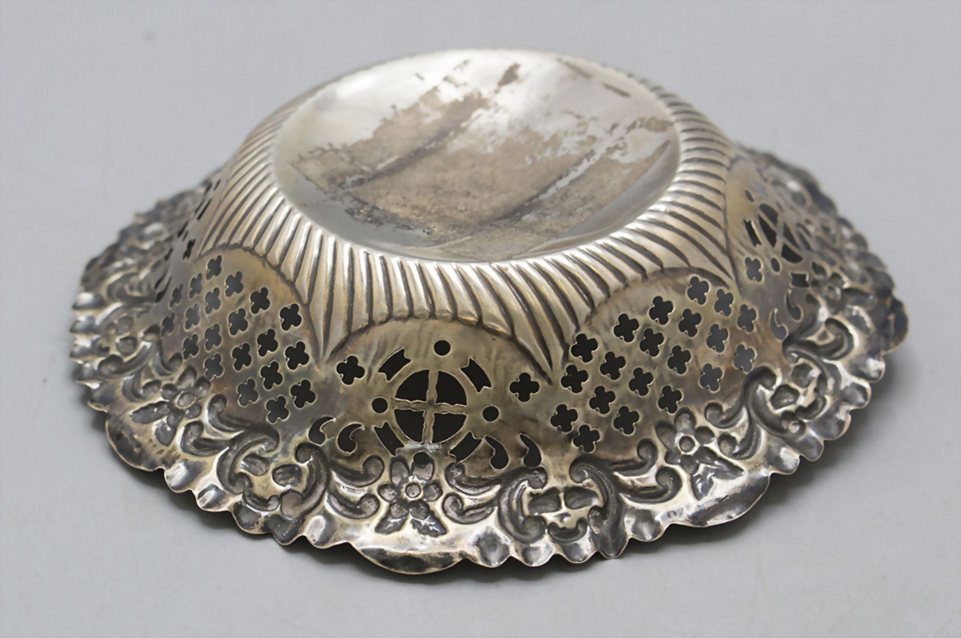 Kleine Korbschale / A small Sterling silver basket bowl, George Nathan & Ridley Hayes, ... - Bild 3 aus 4