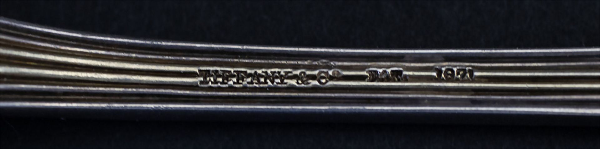 3 Teile Vorlegebesteck / 3 pieces of silver serving cutlery, Tiffany, um 1890 - Bild 10 aus 10