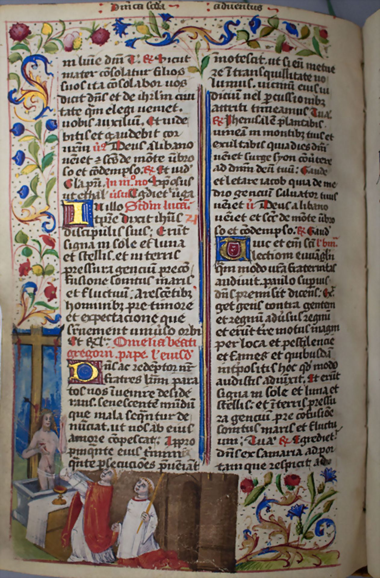 Pracht-Manuskript - Horarium mit Buchmalerei (Stundenbuch) / A Gothic splendid book of hours ... - Image 3 of 25