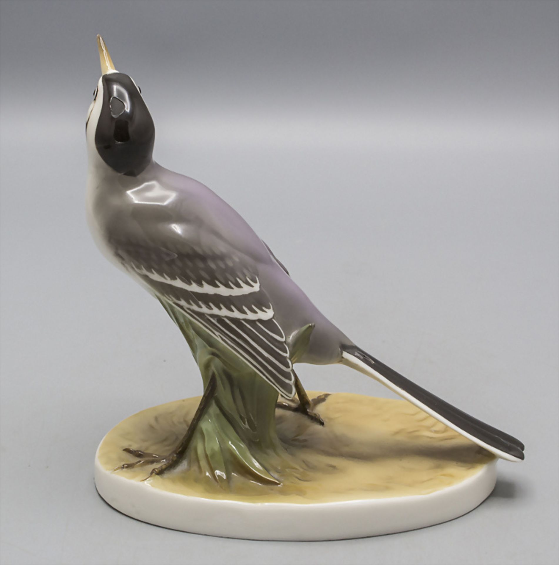 Vogelfigur 'Bachstelze' / A figure of a wagtail, Nymphenburg, 20. Jh. - Bild 3 aus 5