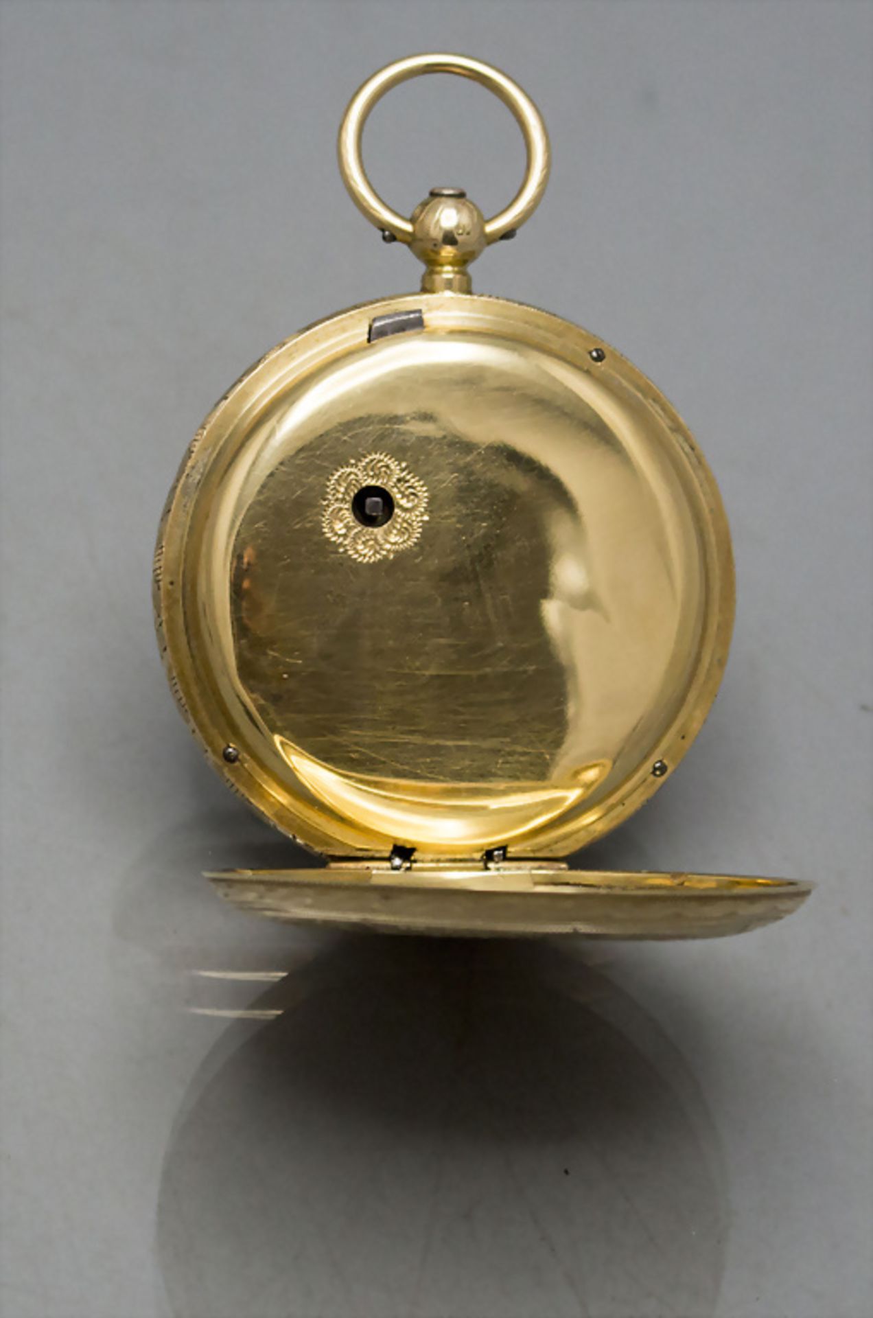 Offene Taschenuhr / An 18 ct gold pocket watch, William Sandford, London, 19. Jh. - Image 13 of 14