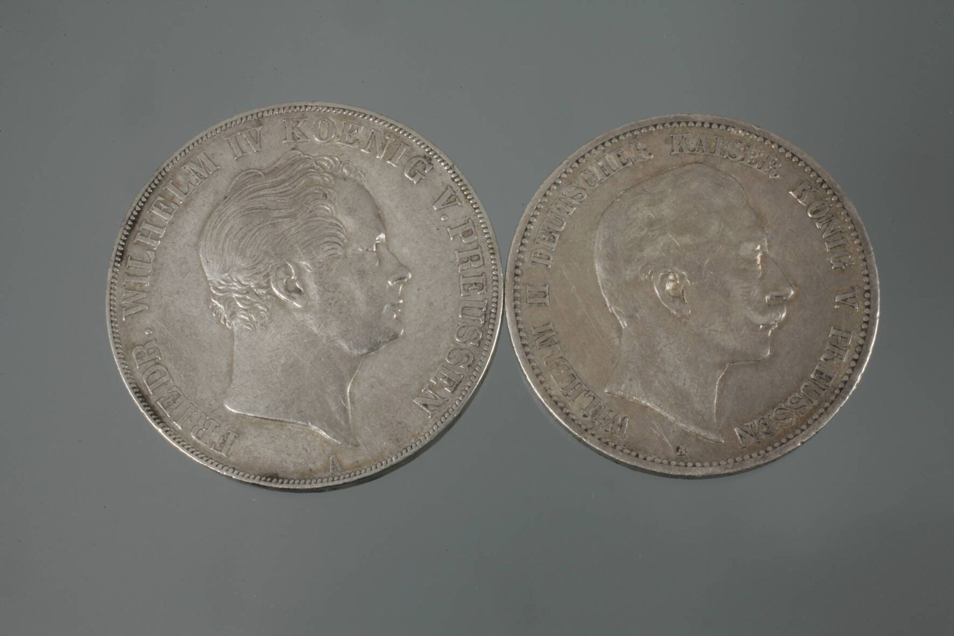 Zwei Münzen Preußen - Image 3 of 3