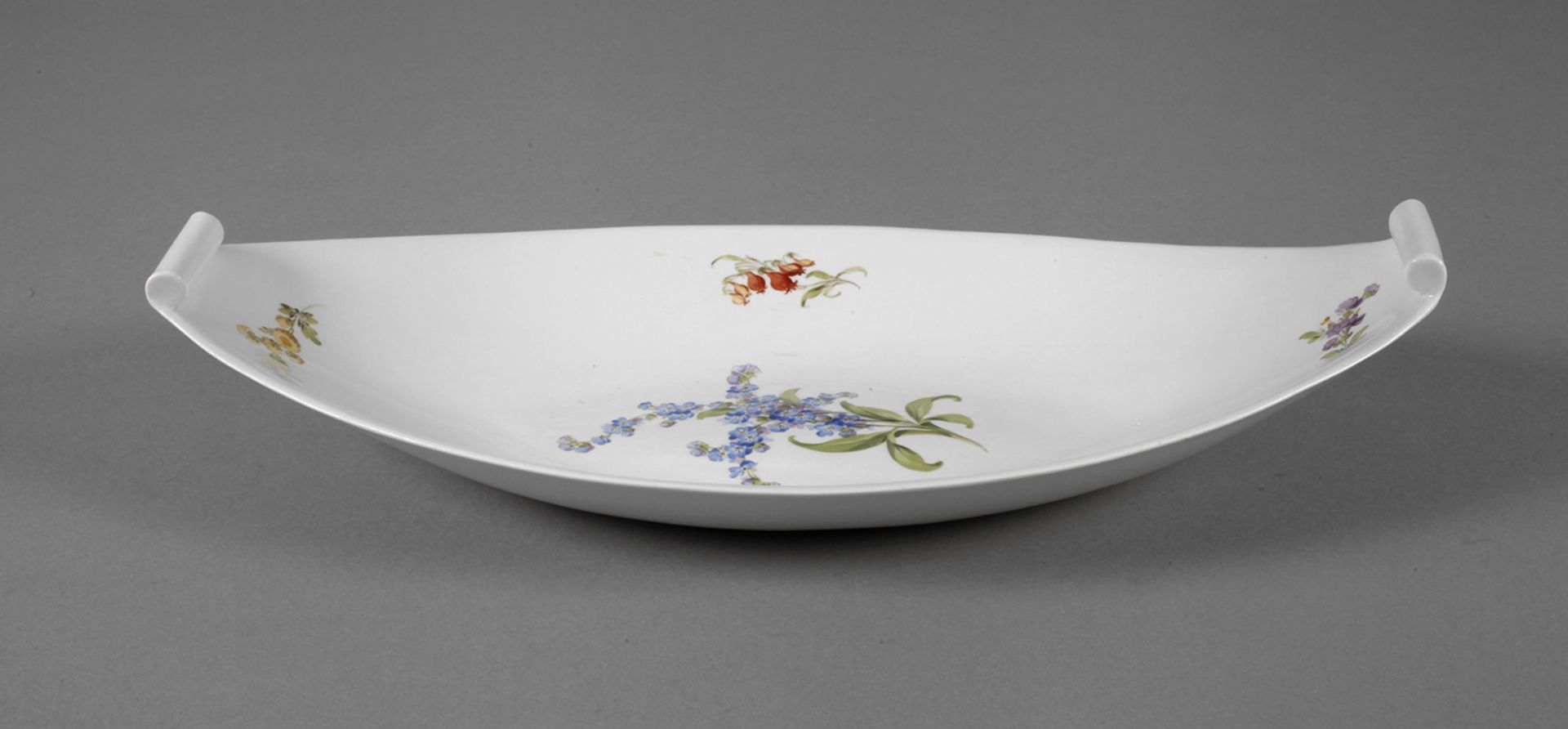 Meissen große Gondelschale "Blume 1"