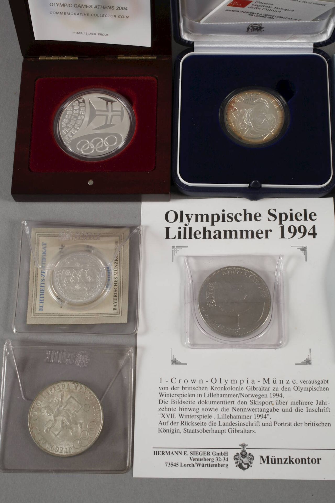 Konvolut Silbermünzen Olympiade - Image 2 of 3