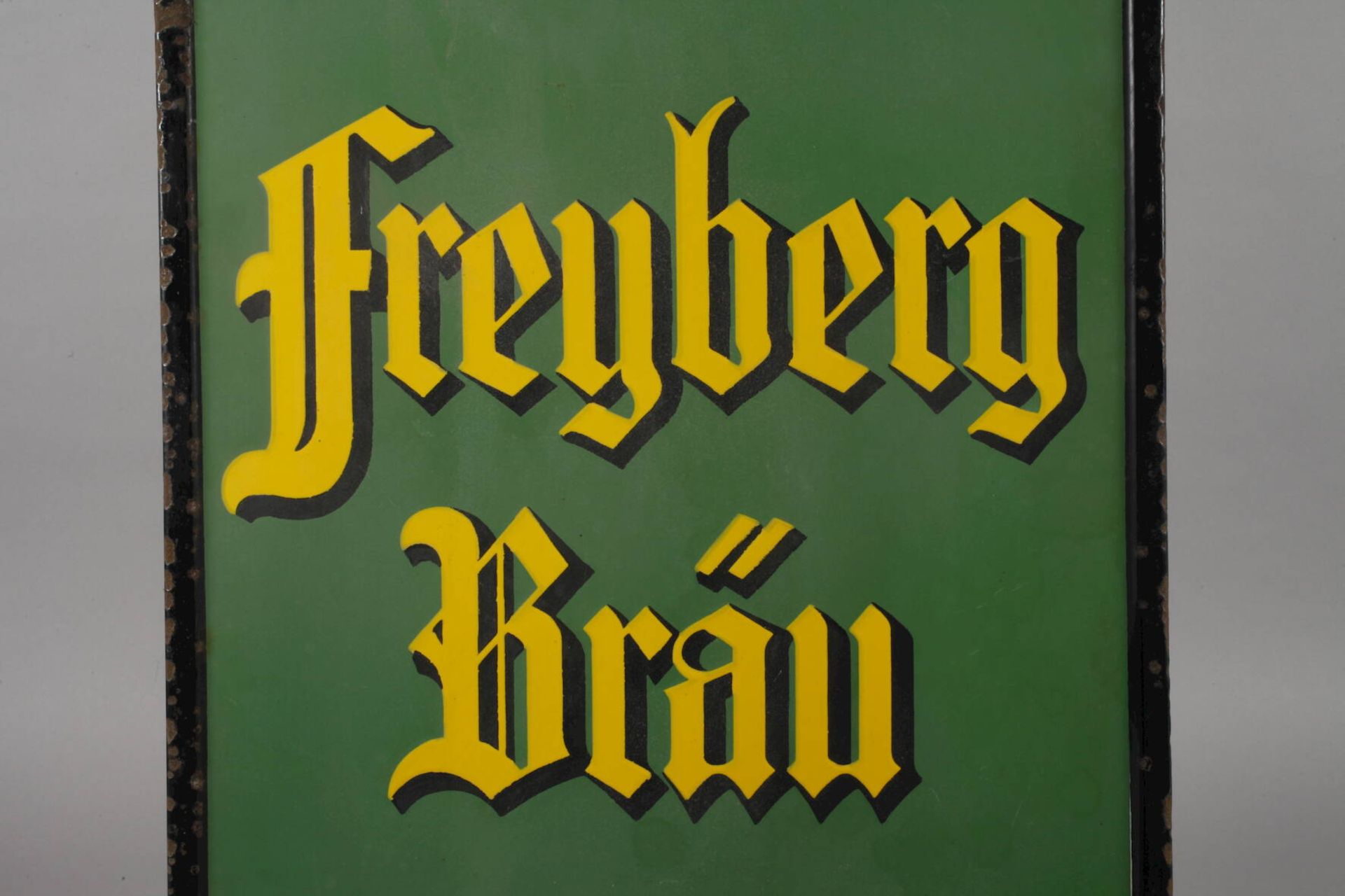 Emailleschild Freyberg Bräu - Bild 3 aus 5