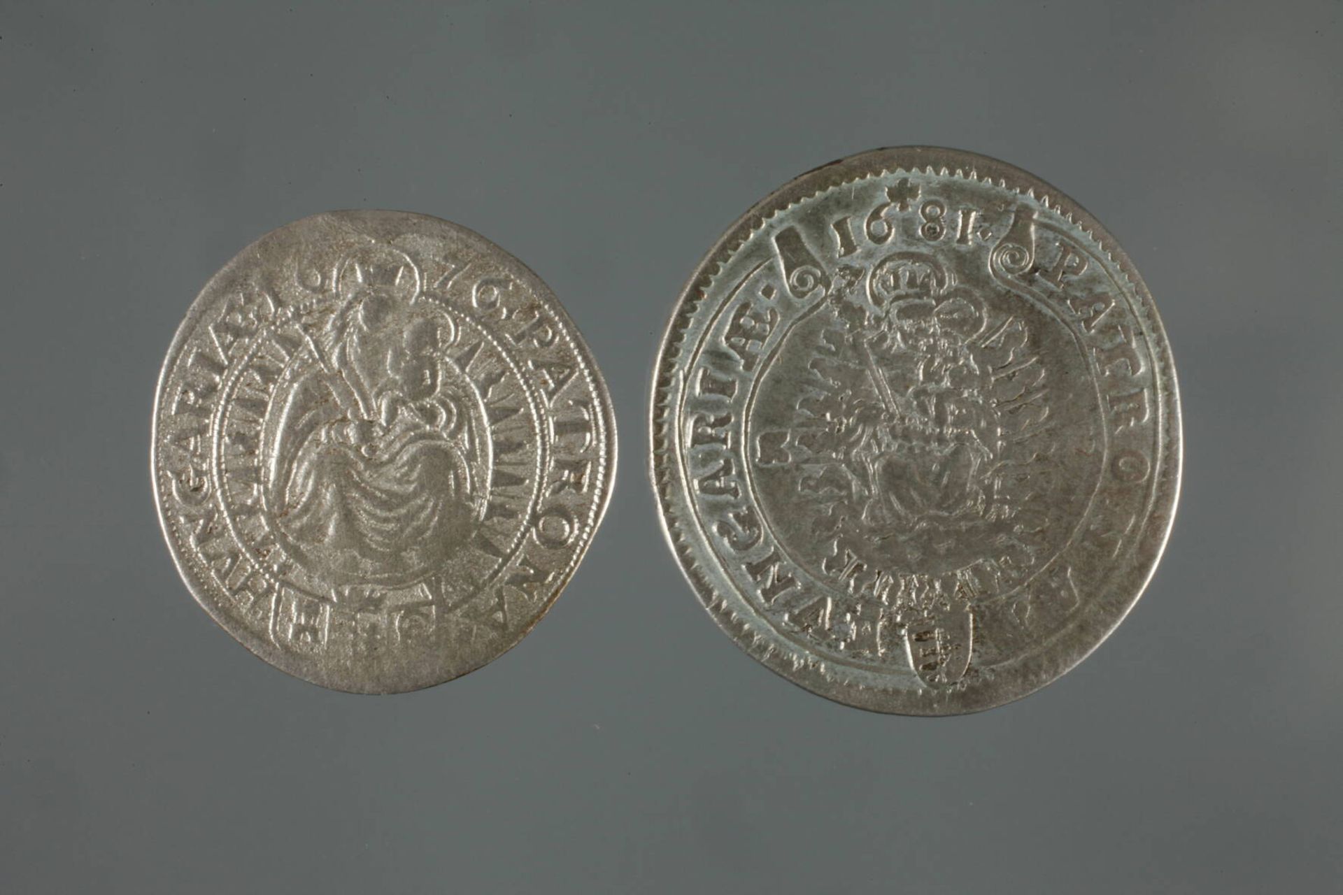 Zwei Münzen Ungarn - Image 2 of 3