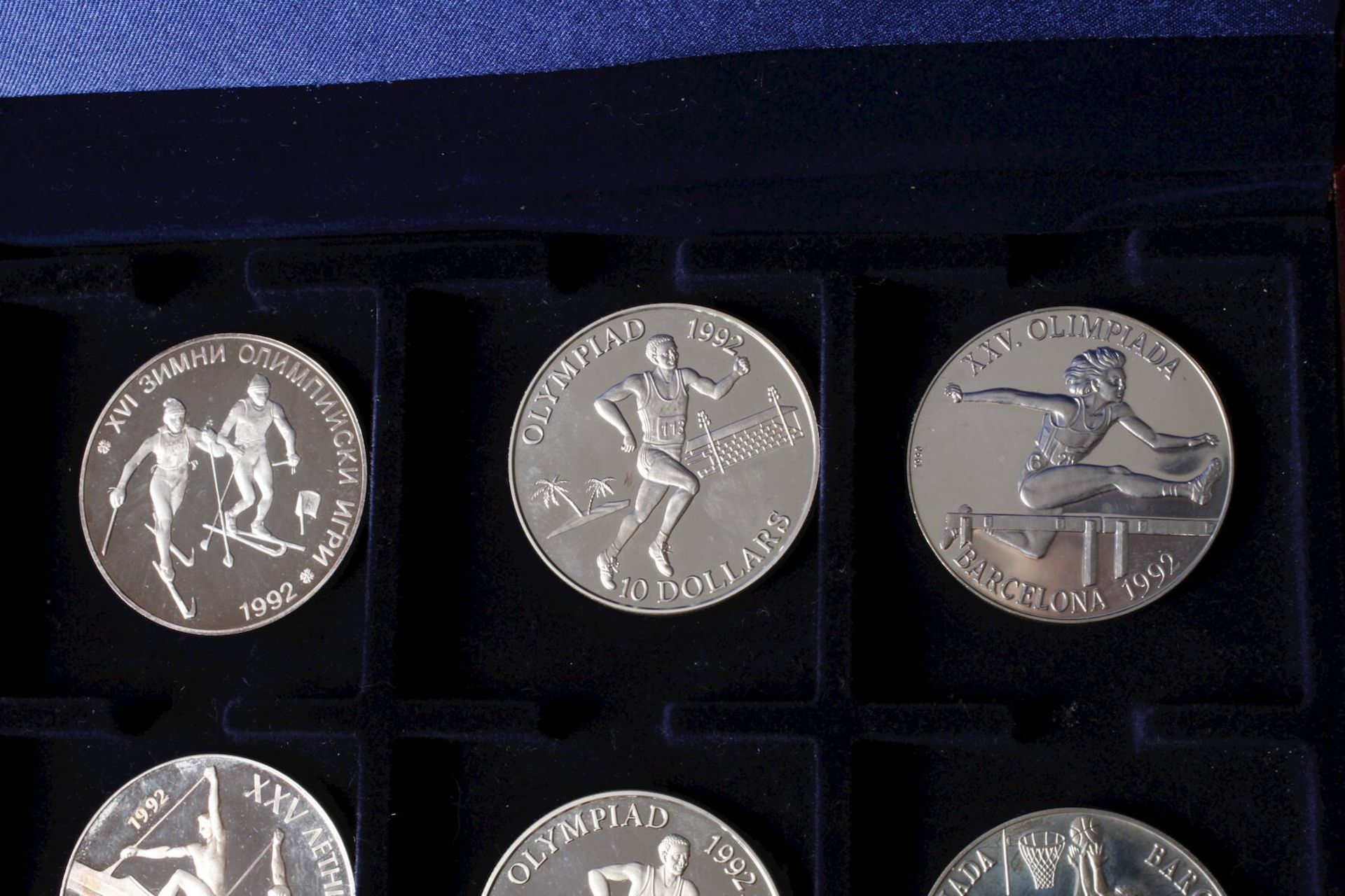 Konvolut Silbermünzen Olympiade 1992 - Bild 3 aus 3