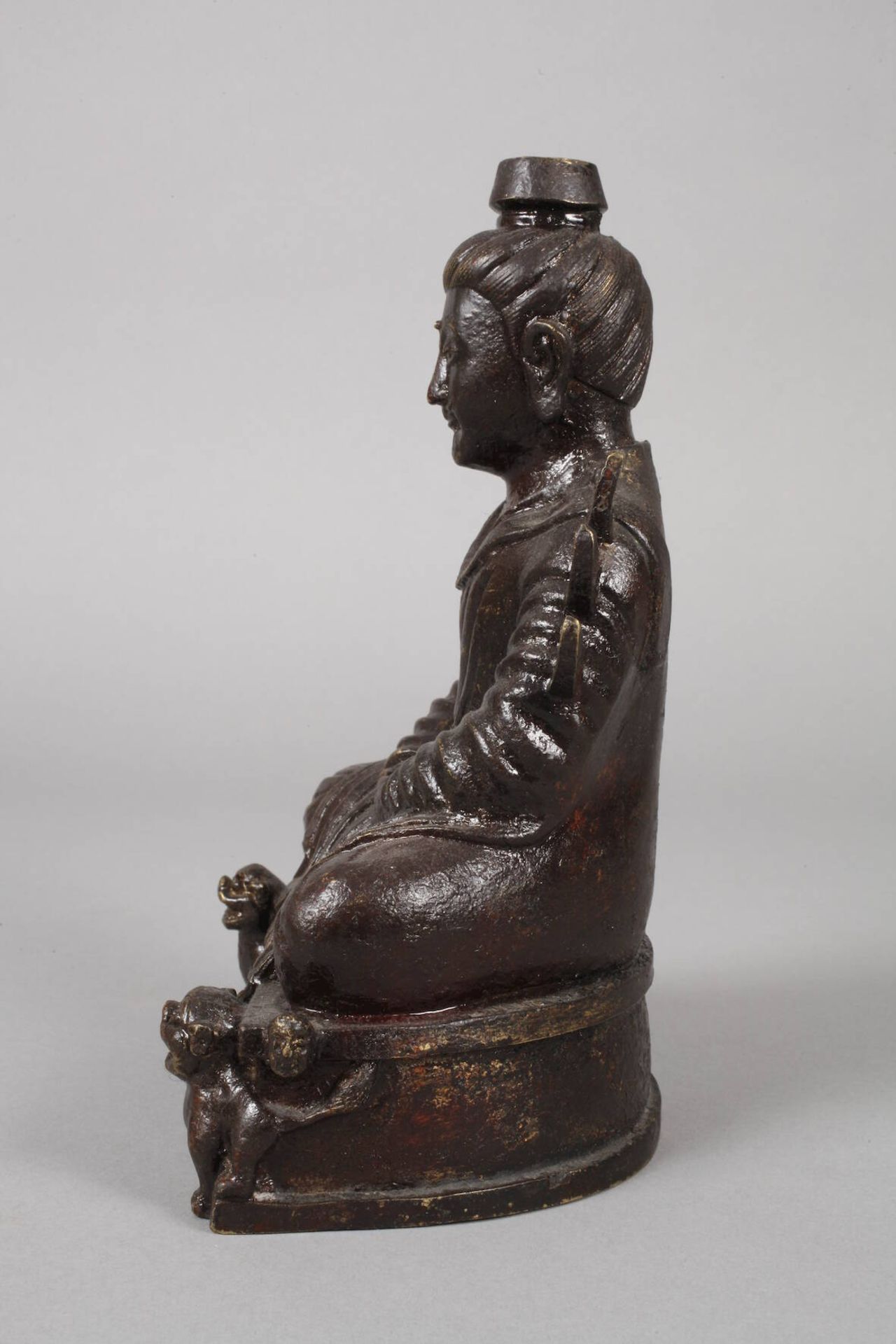 Bodhisattva Bronze - Image 3 of 7