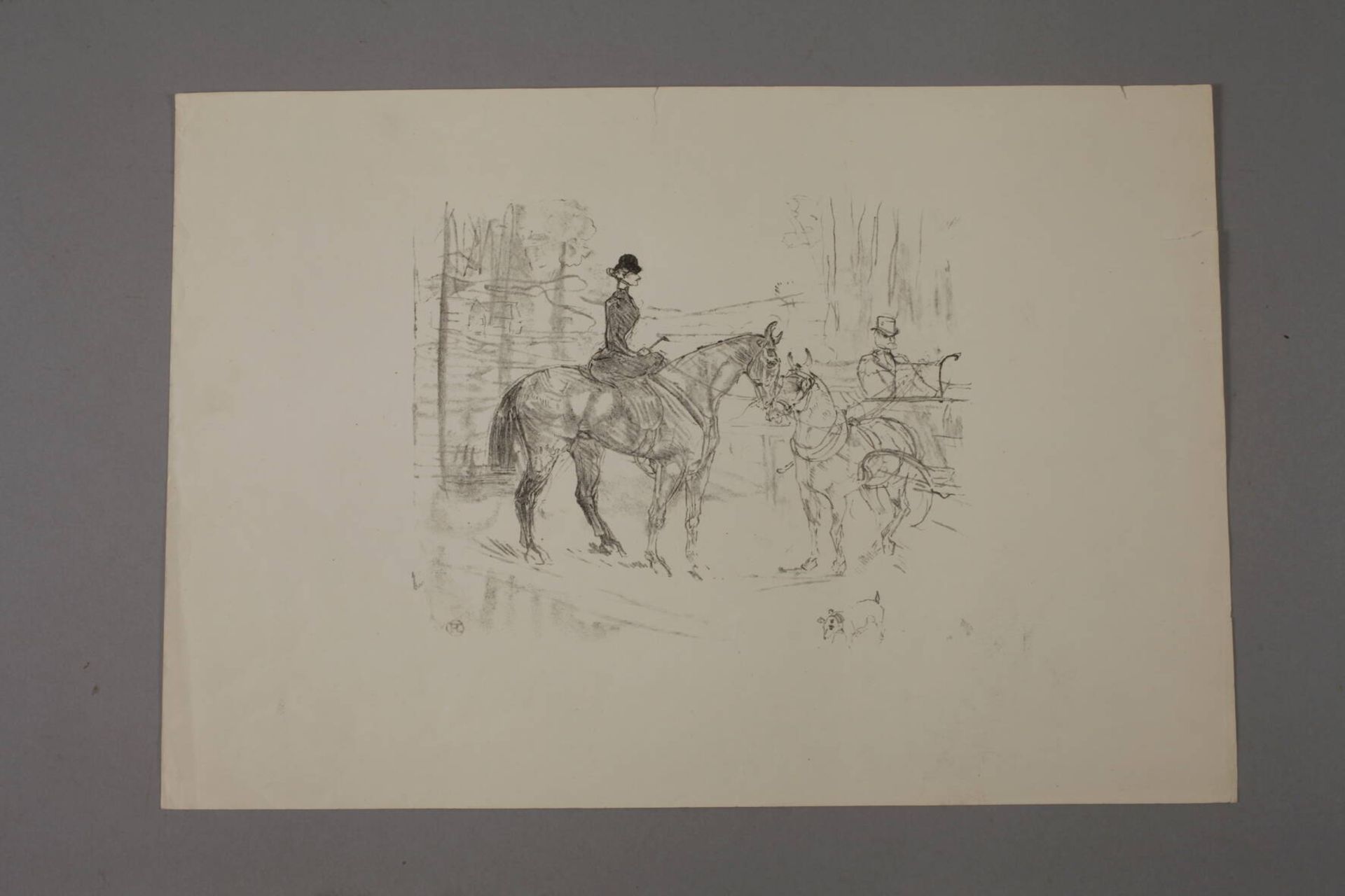 Henri de Toulouse-Lautrec, Das Treffen im Park - Image 2 of 3