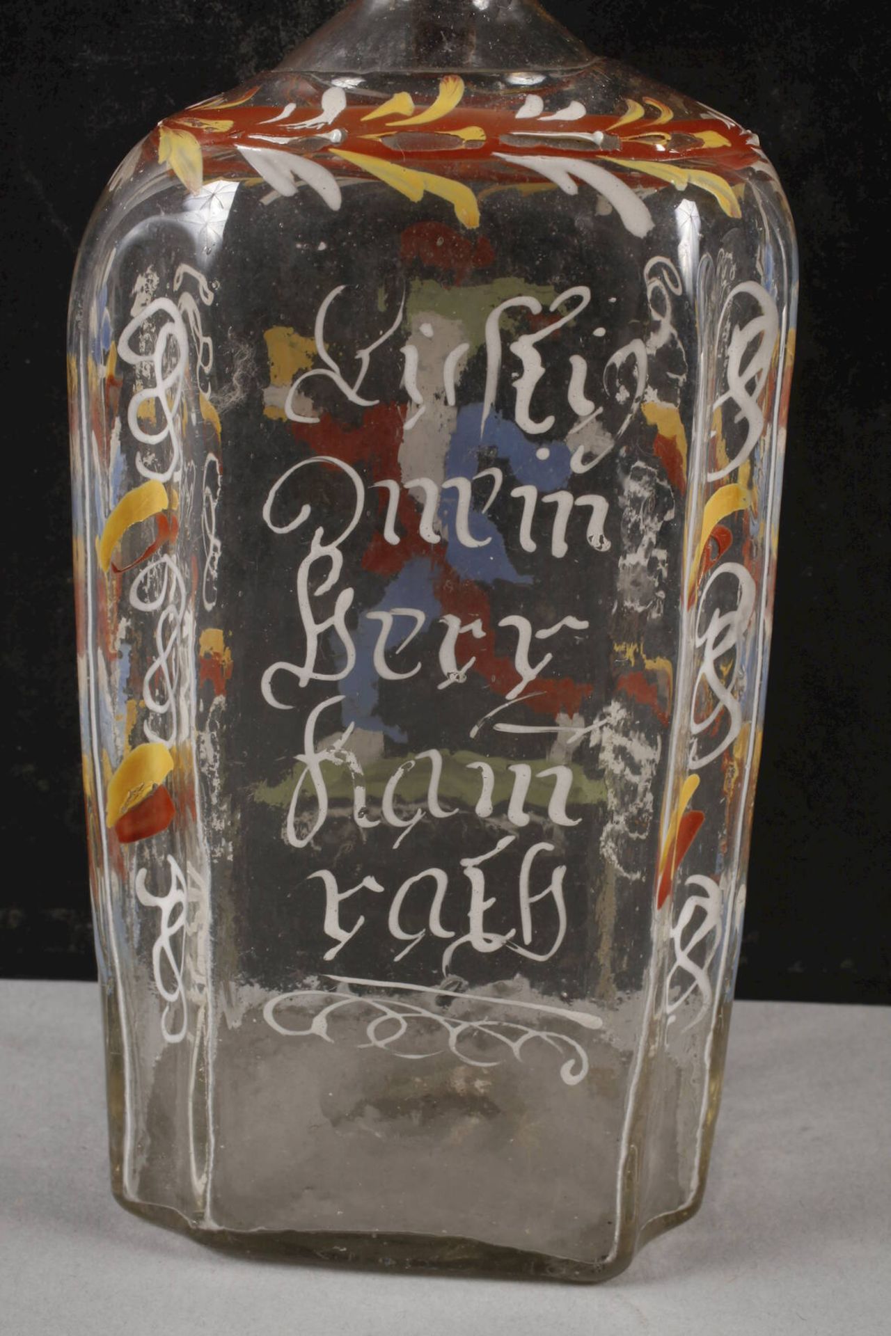 Barocke alpenländische Branntweinflasche - Image 4 of 4
