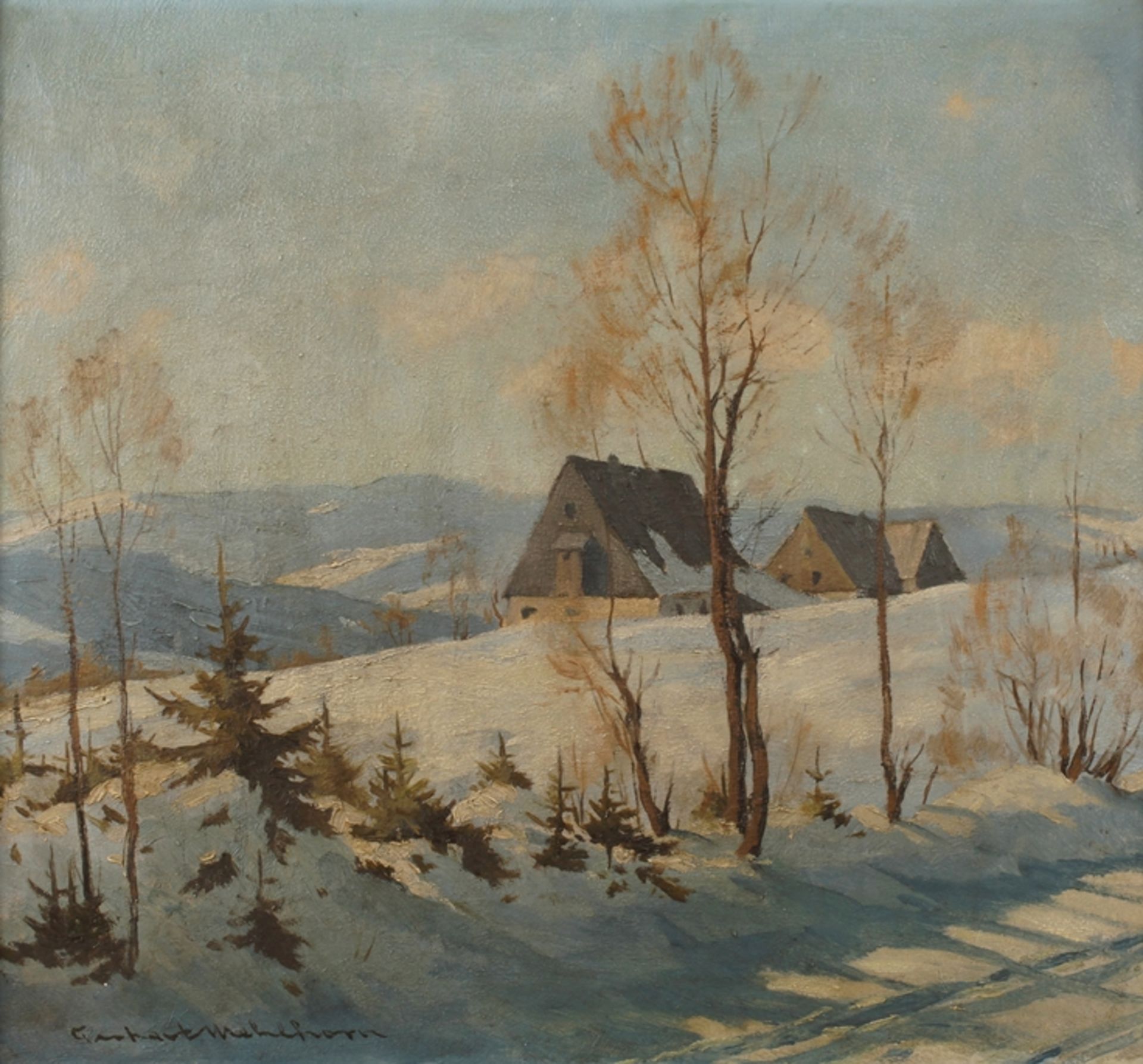 Gerhart Mehlhorn, Winter im Erzgebirge