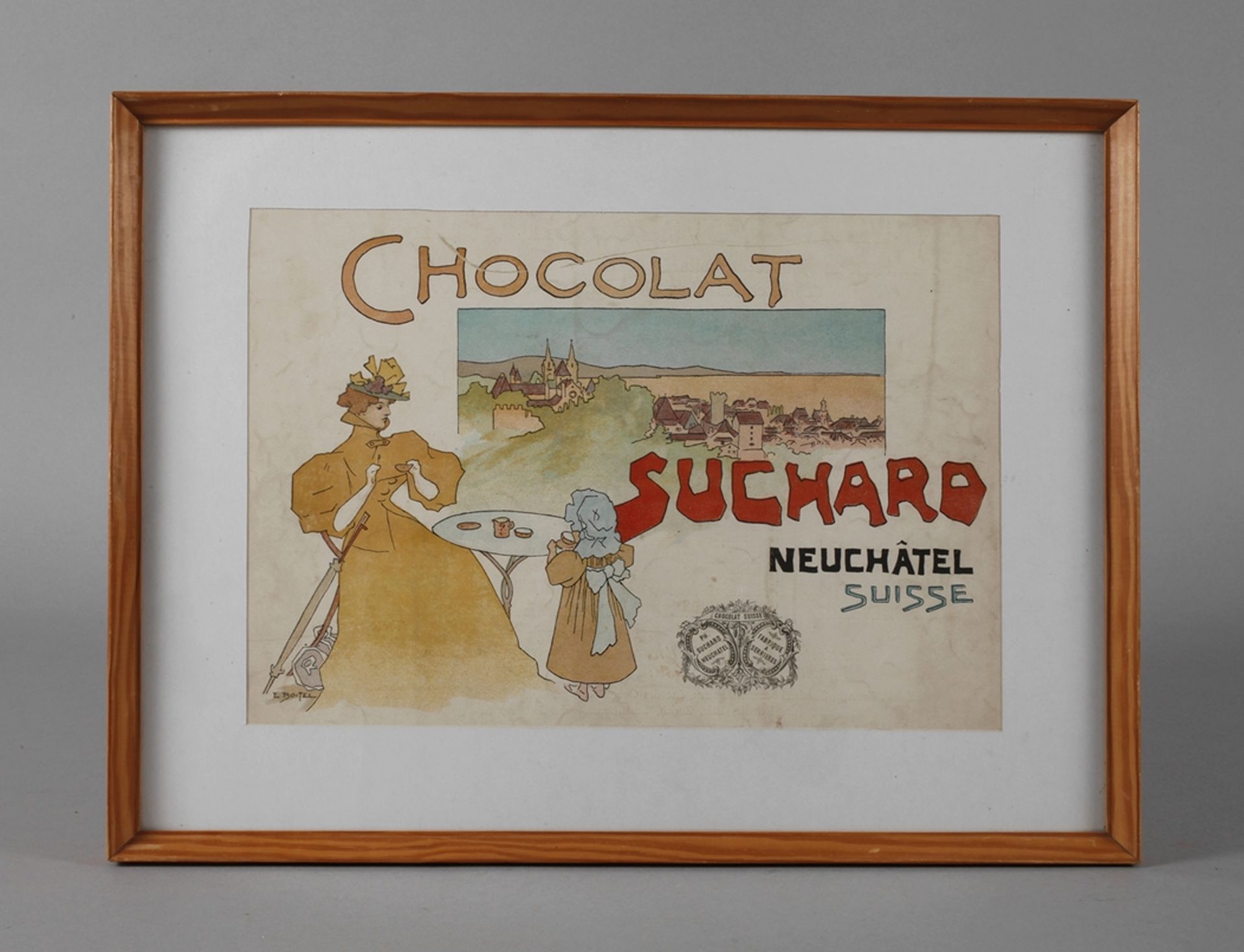 Edmond Boitel, Werbeplakat Suchard